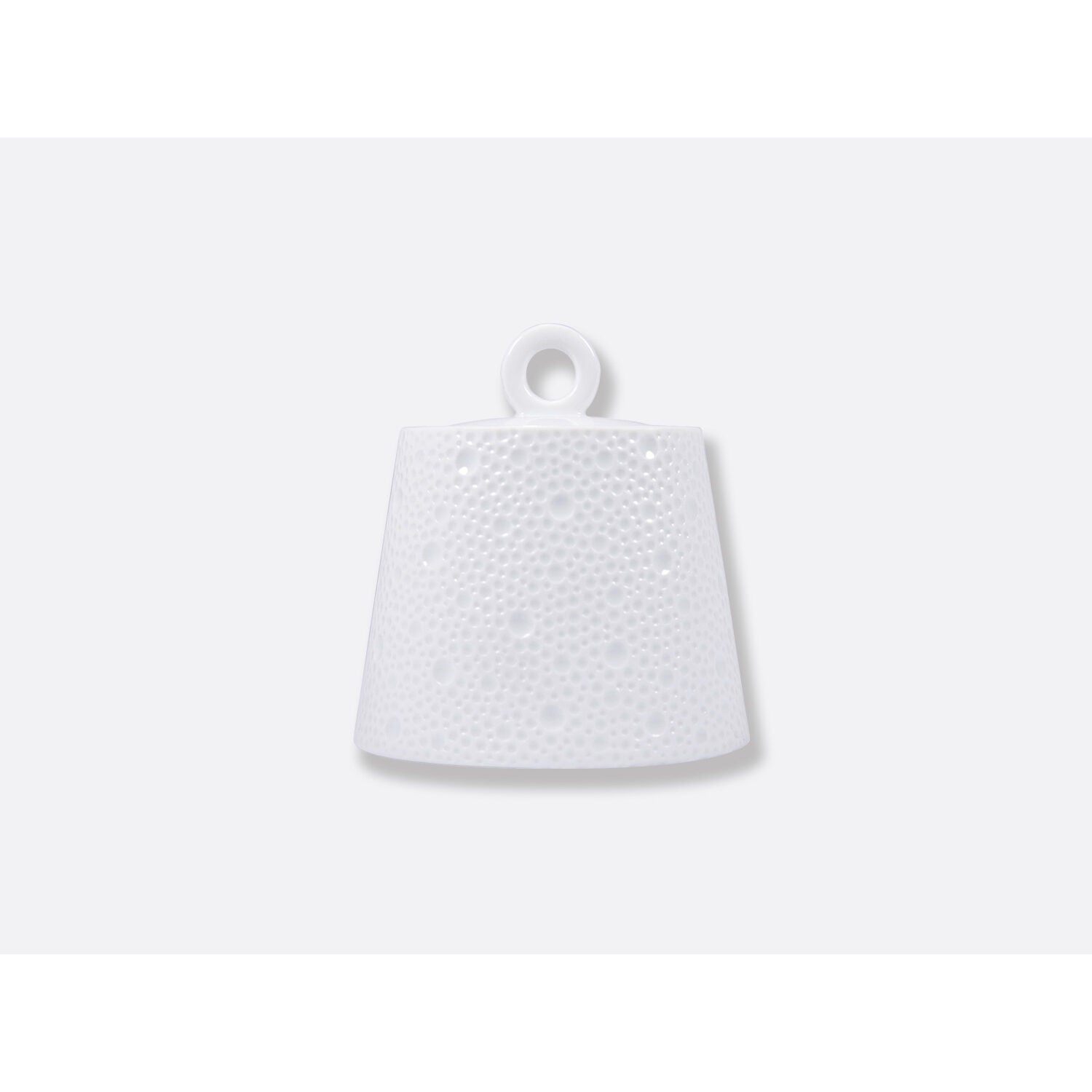 Bernardaud Sugar bowl 8.5 oz, Limoges porcelain, Ecume collection, on a white background