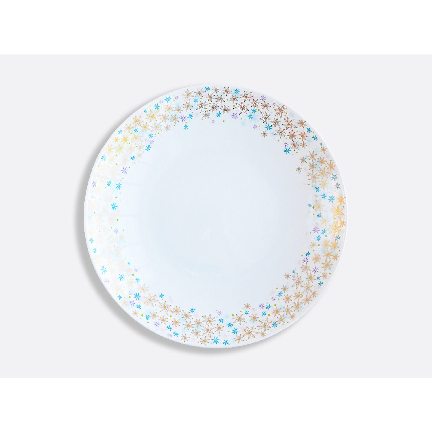Bernardaud Deep round dish 11.5", Limoges porcelain, Féerie collection, on a white background