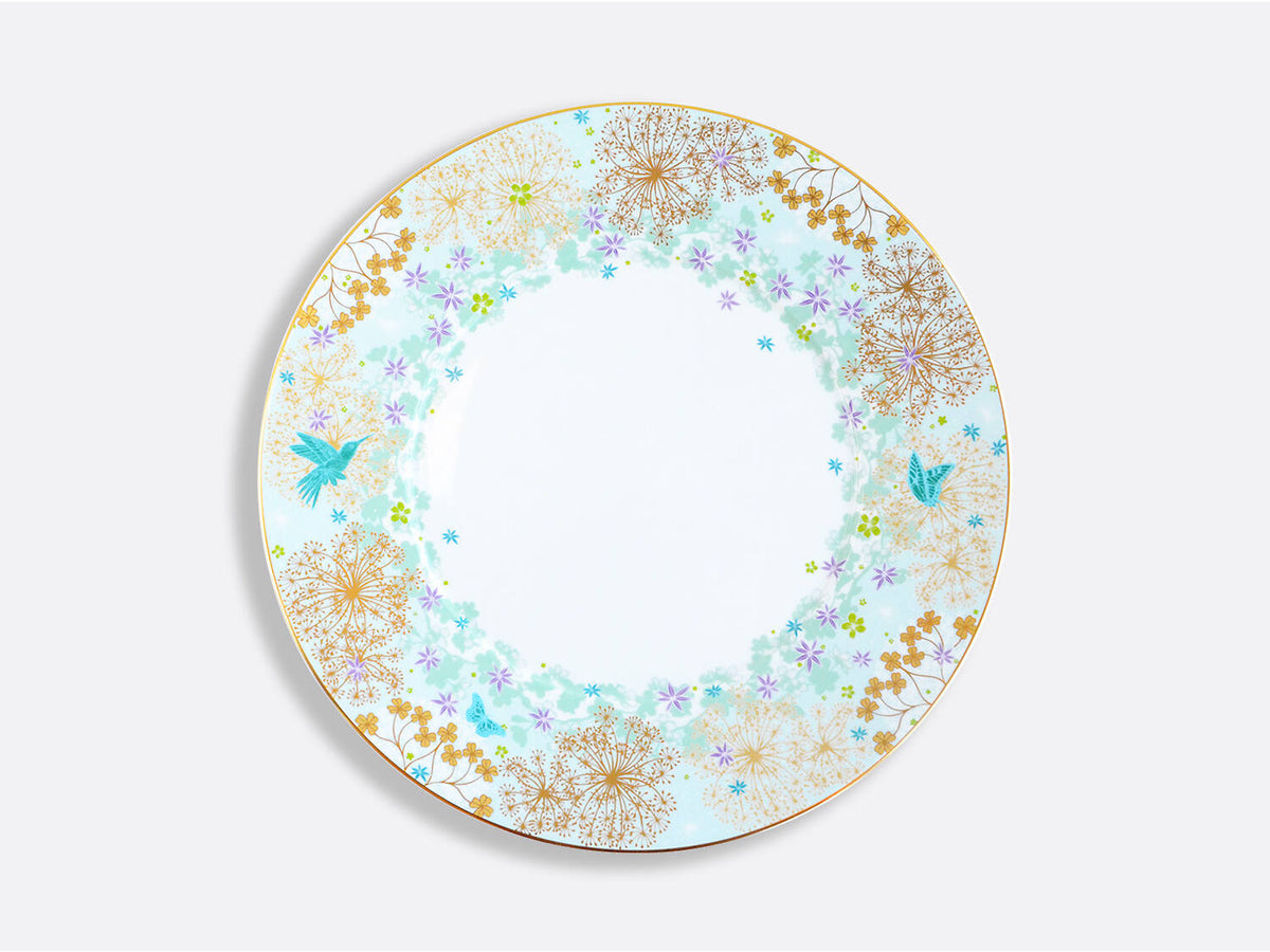 Bernardaud Dinner plate 10.6", Limoges porcelain, Féerie collection, on a white background
