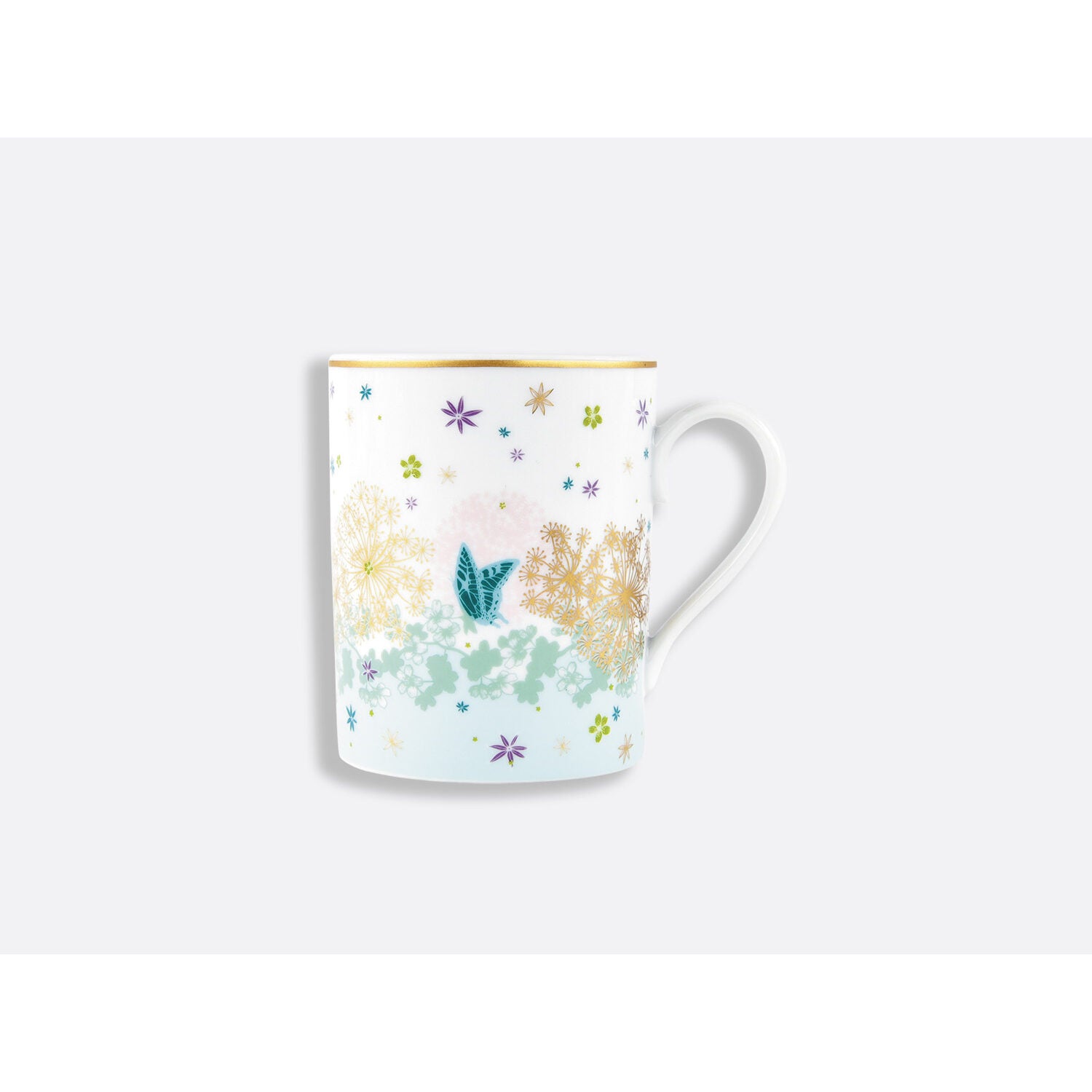 Bernardaud Mug 8.5 oz, Limoges porcelain, Féerie collection, detail view