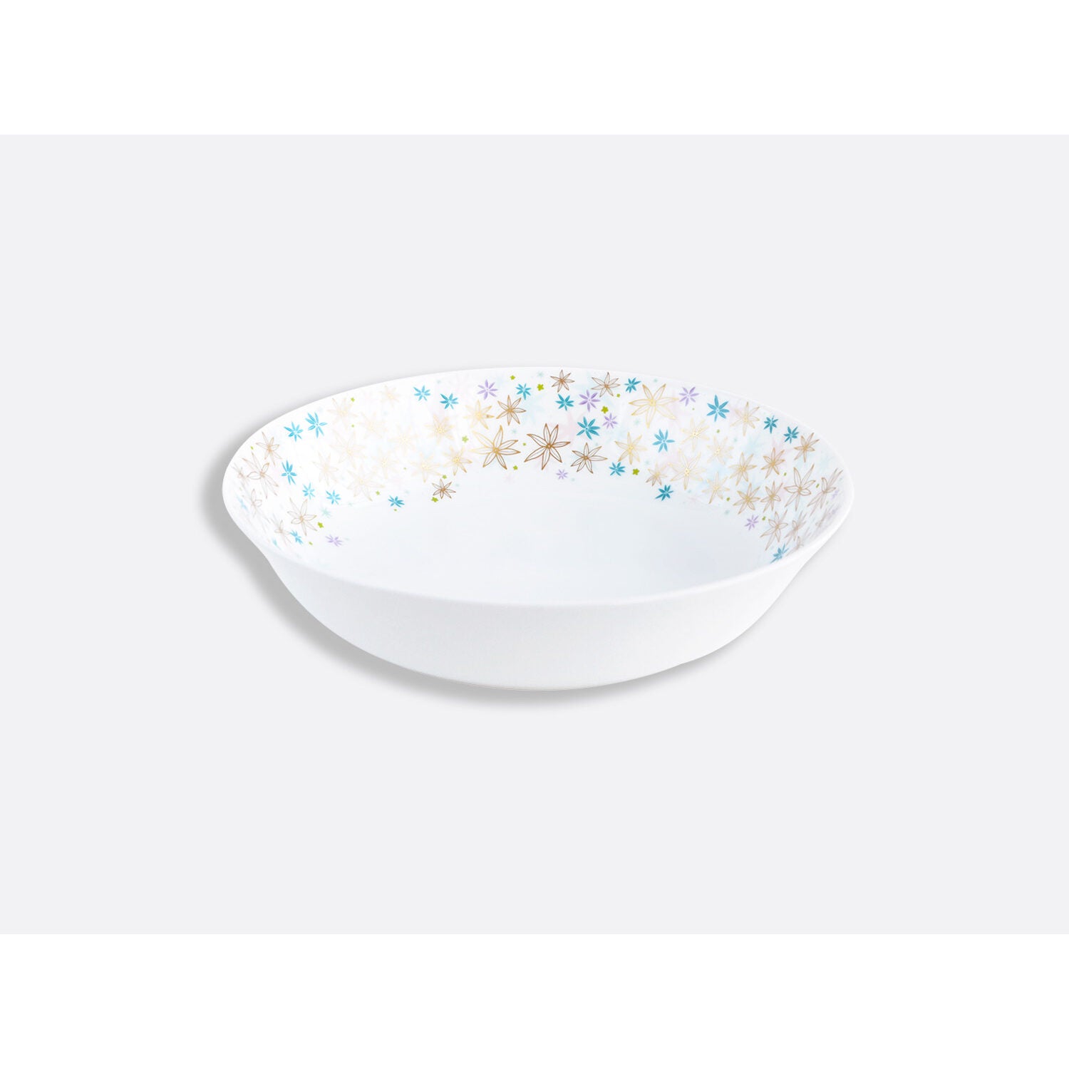 Bernardaud Open vegetable dish 9.5", Limoges porcelain, Féerie collection, detail view