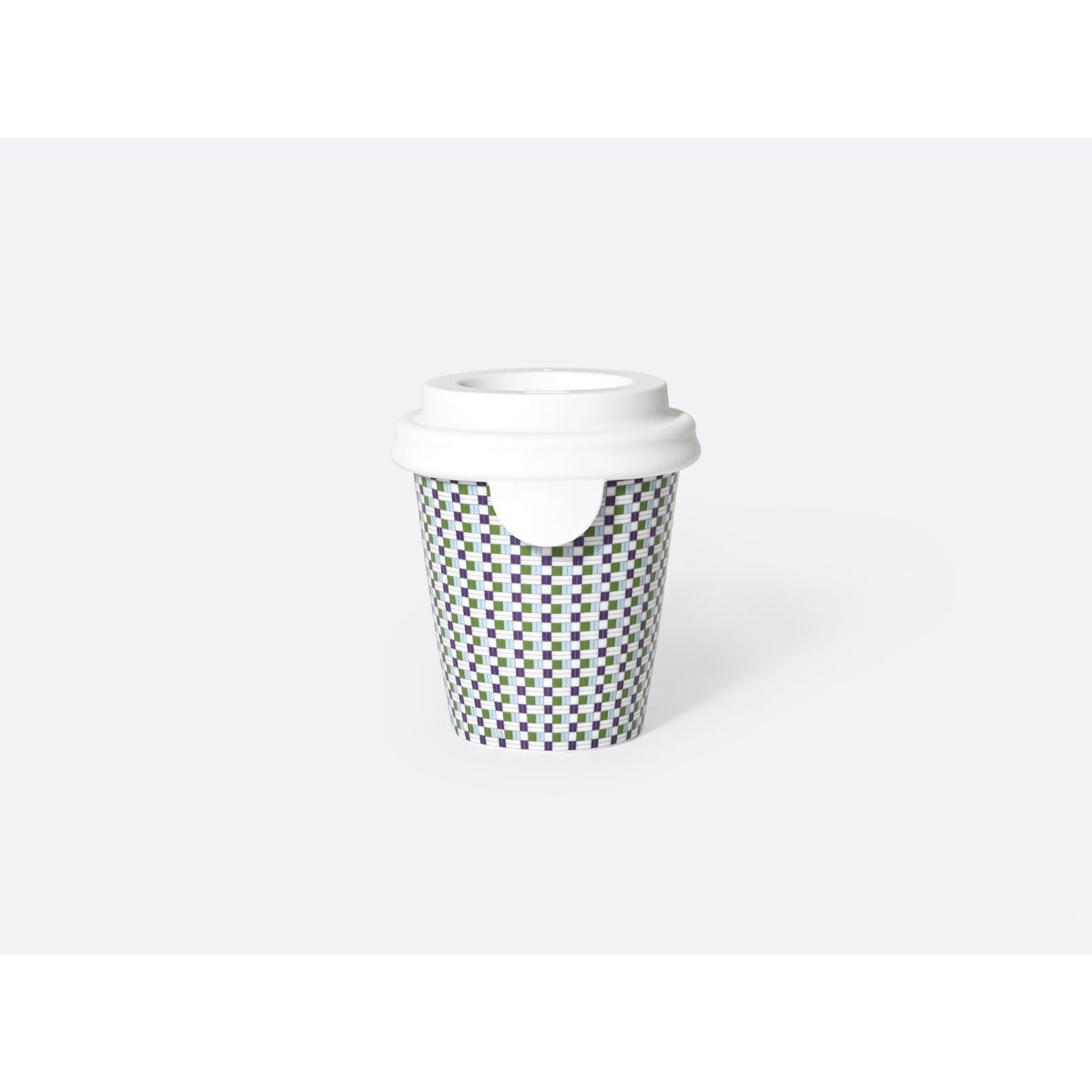 Bernardaud Germain Nomad Cup 6.8 oz Green and Plum