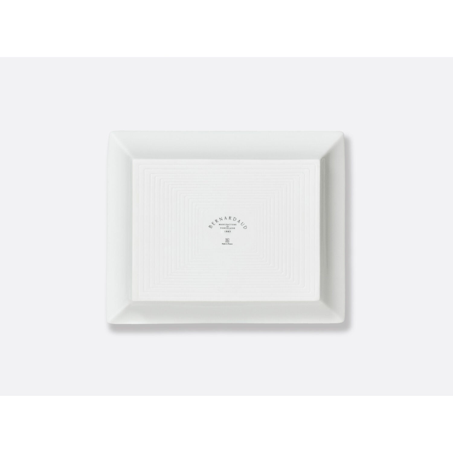 Bernardaud Valet tray 7.9 x 6.3", Limoges porcelain, Gifts From $150 to $600 collection, detail view