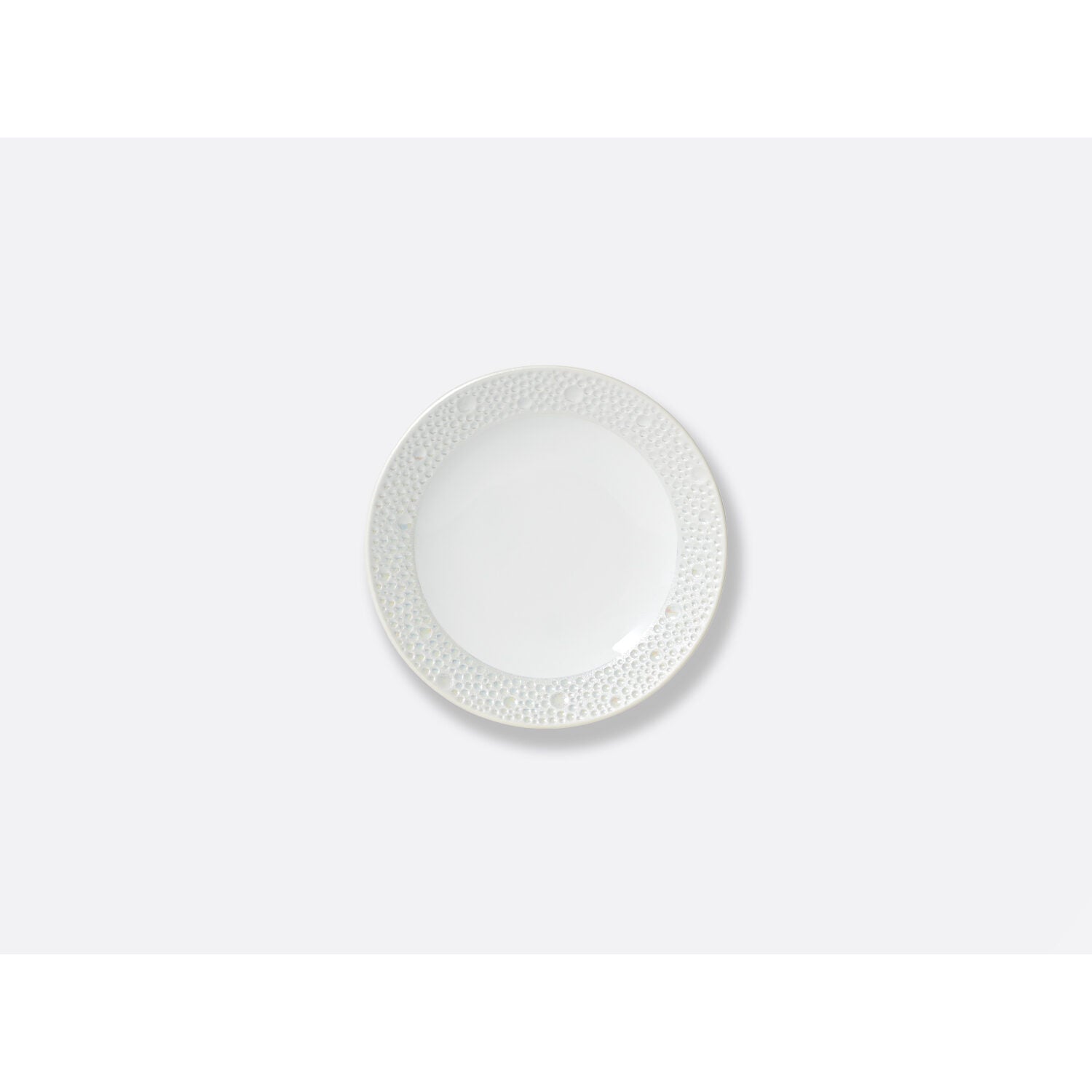 Bernardaud Gourmet dish Ecume Perle, Limoges porcelain, detail view