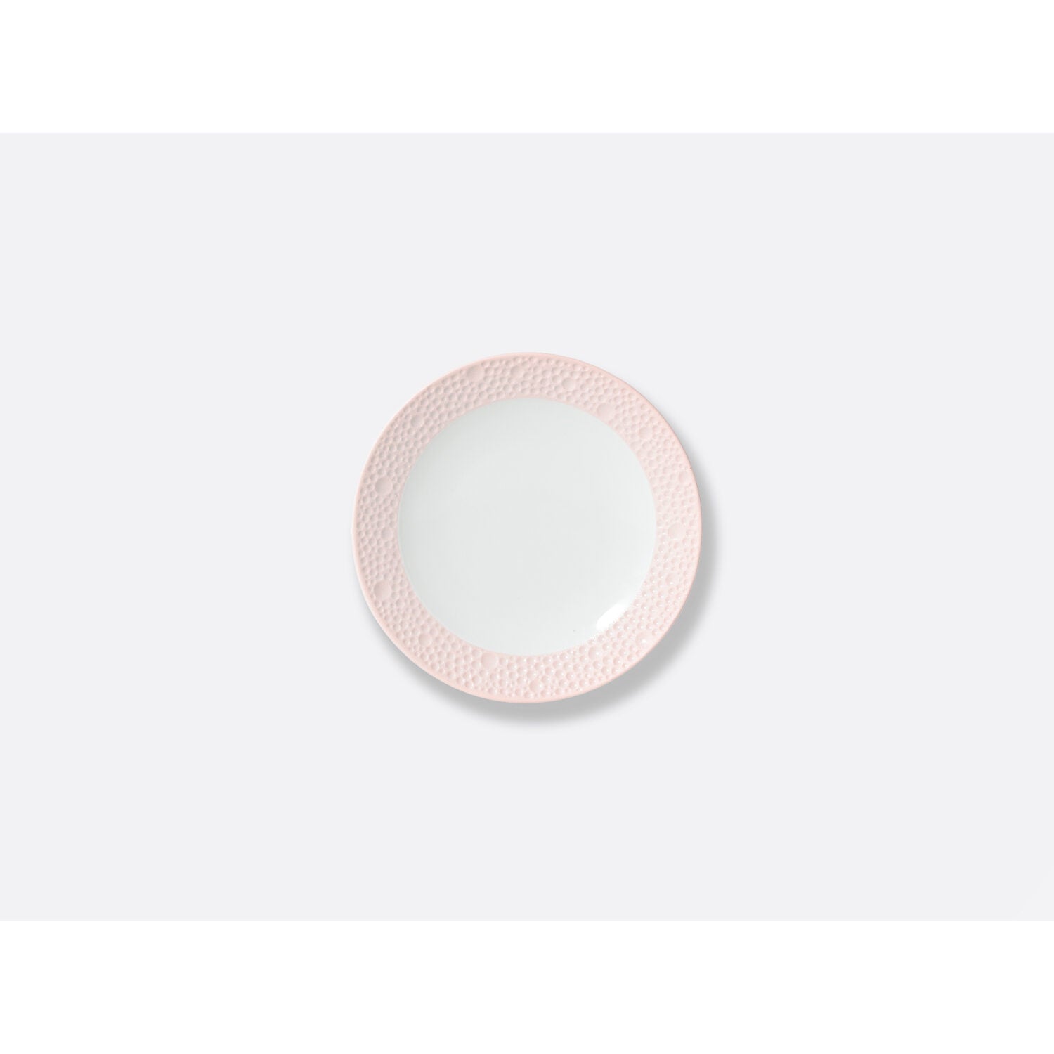 Bernardaud Gourmet dish Ecume Pink, Limoges porcelain, detail view
