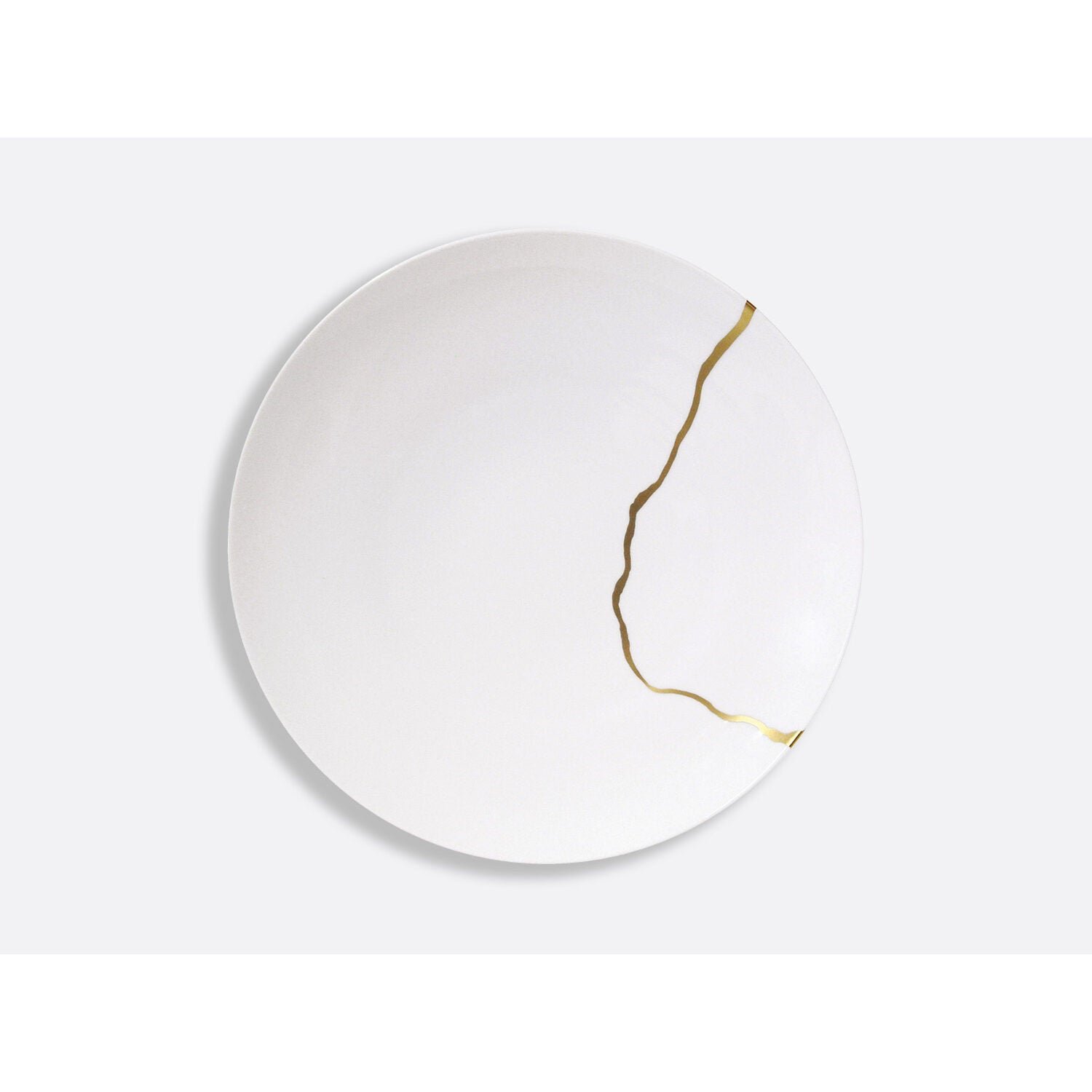 Bernardaud Gift box set of 12 dinner plates (serie 1 et serie 2), Limoges porcelain, Kintsugi - Sarkis collection, detail view