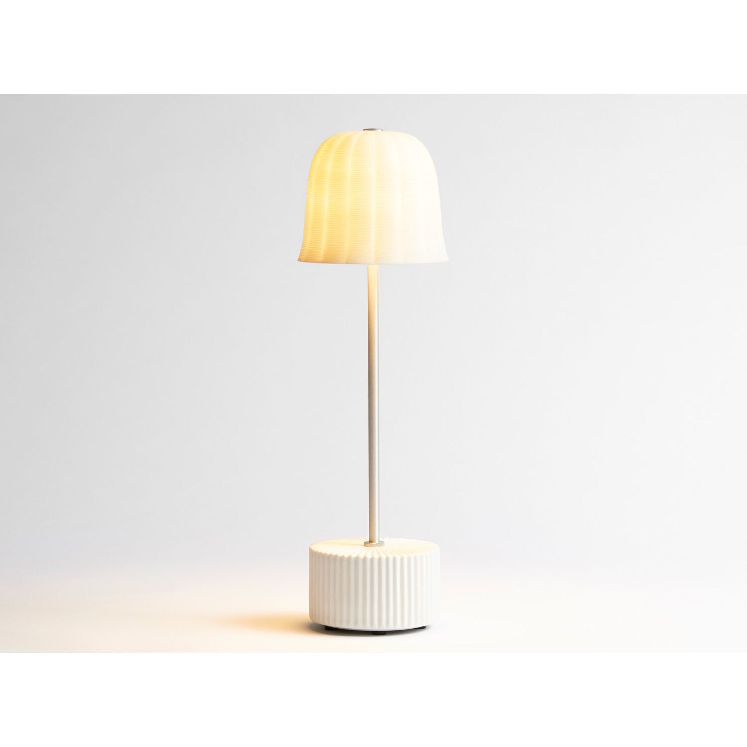 Bernardaud Cordouan, Limoges porcelain, LED Lamp collection, on a white background