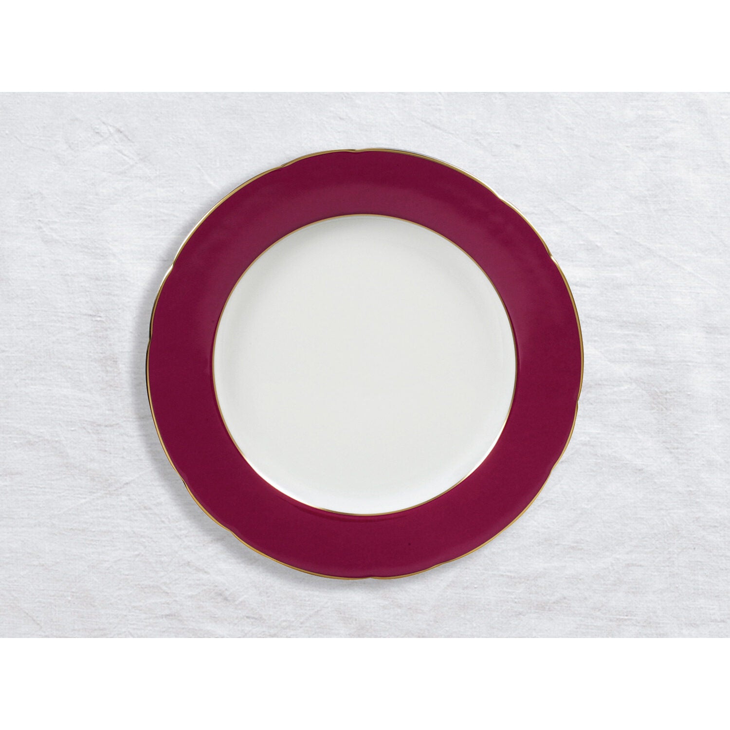 Bernardaud Service plate 11.6", Limoges porcelain, Louis XV collection, on a white background