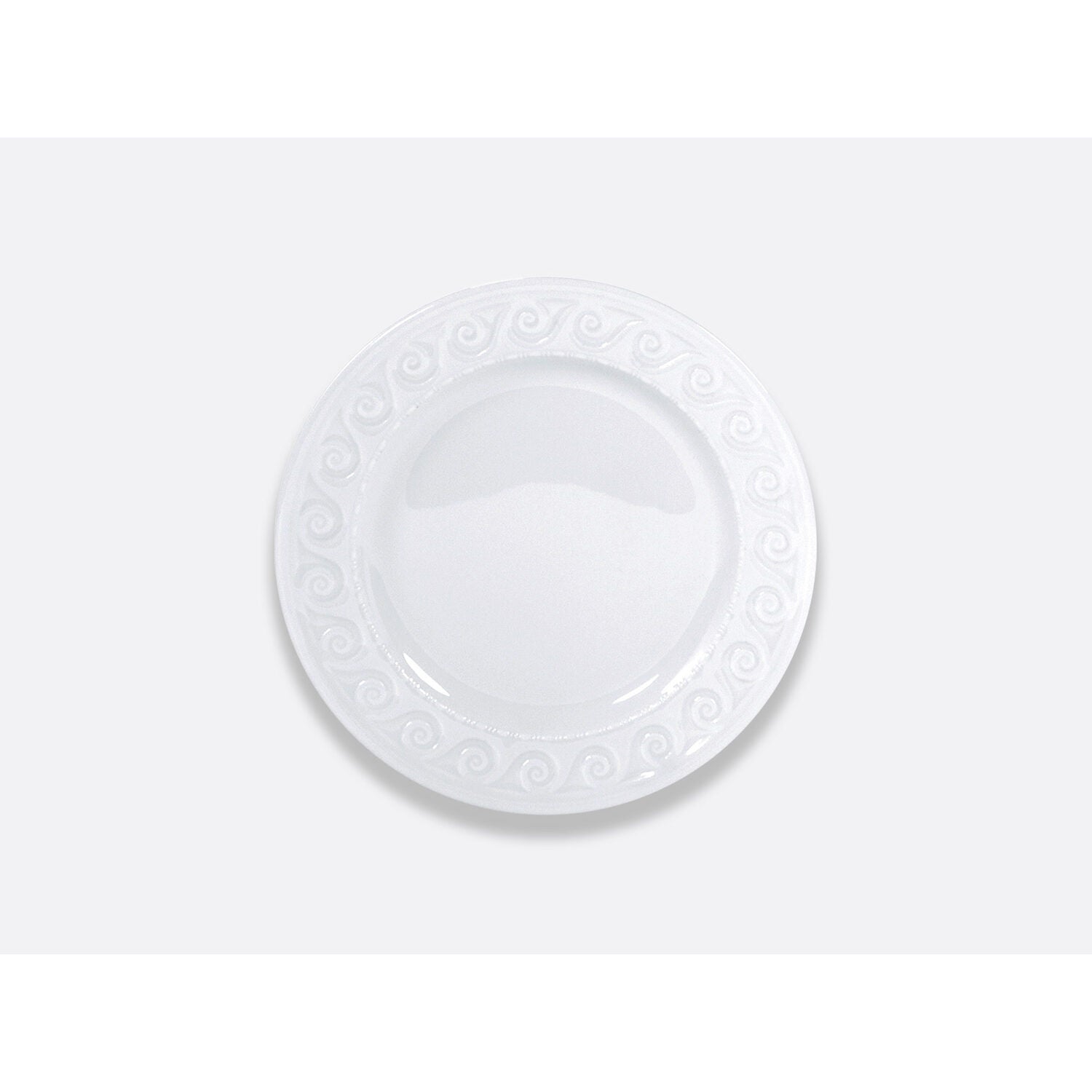 Bernardaud Bread and butter plate 6.3", Limoges porcelain, Louvre collection, on a white background