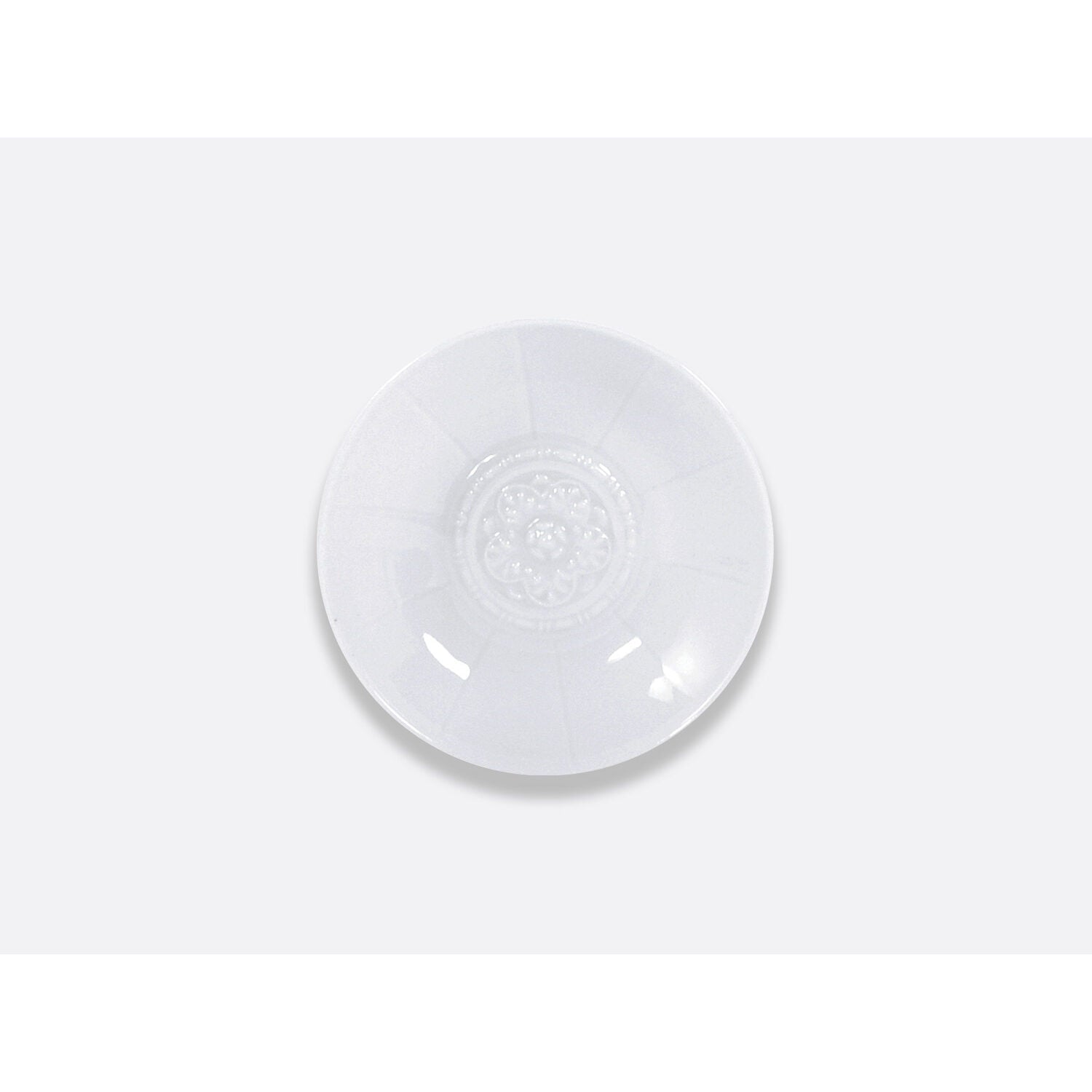 Bernardaud Condiment dish 4", Limoges porcelain, Louvre collection, on a white background