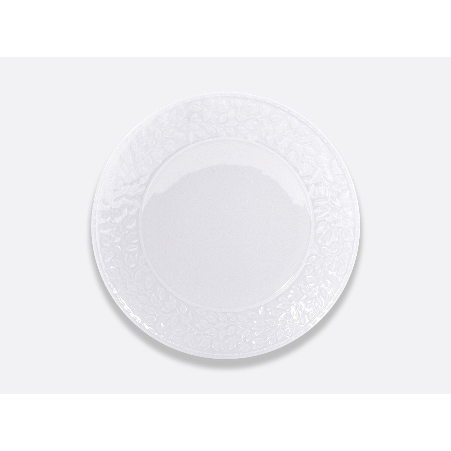 Bernardaud Coupe dinner plate 10.5", Limoges porcelain, Louvre collection, on a white background