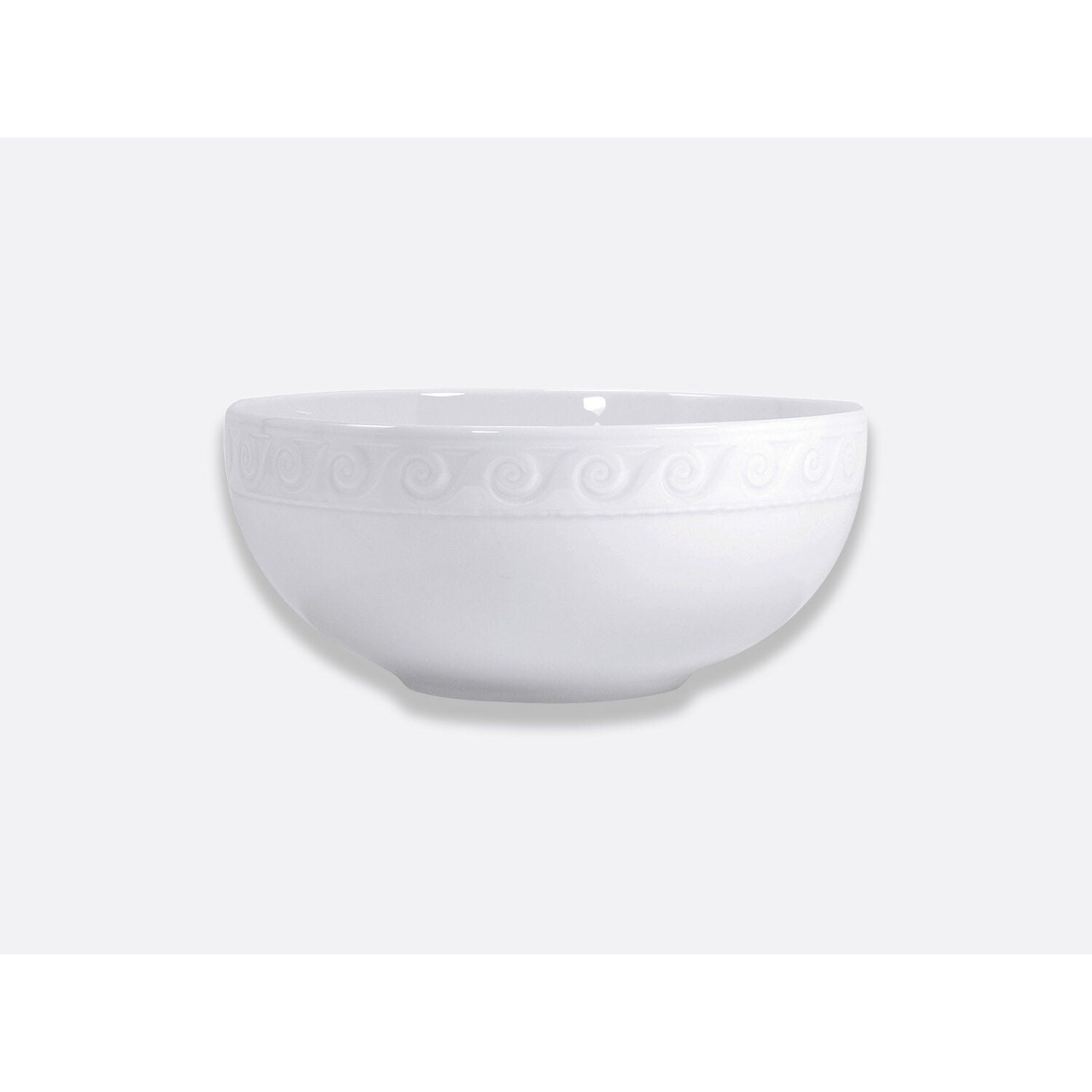 Bernardaud Salad bowl 118.5 oz 11", Limoges porcelain, Louvre collection, on a white background