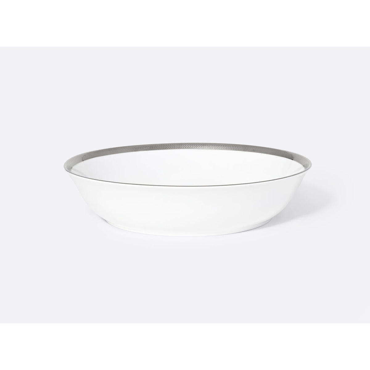 Bernardaud Maille Platine Open Vegetable Dish