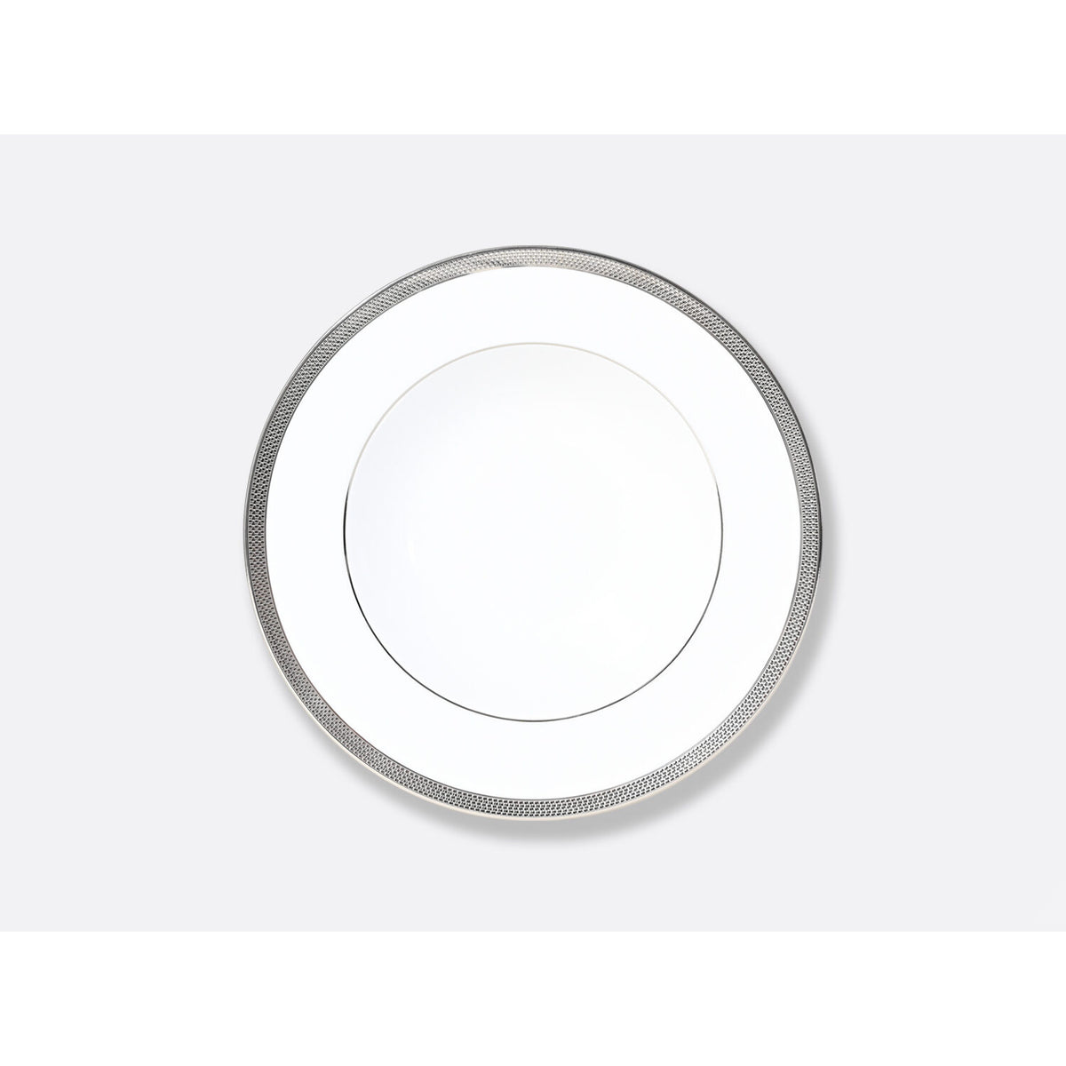 Bernardaud Maille Platine Rim Soup 9"