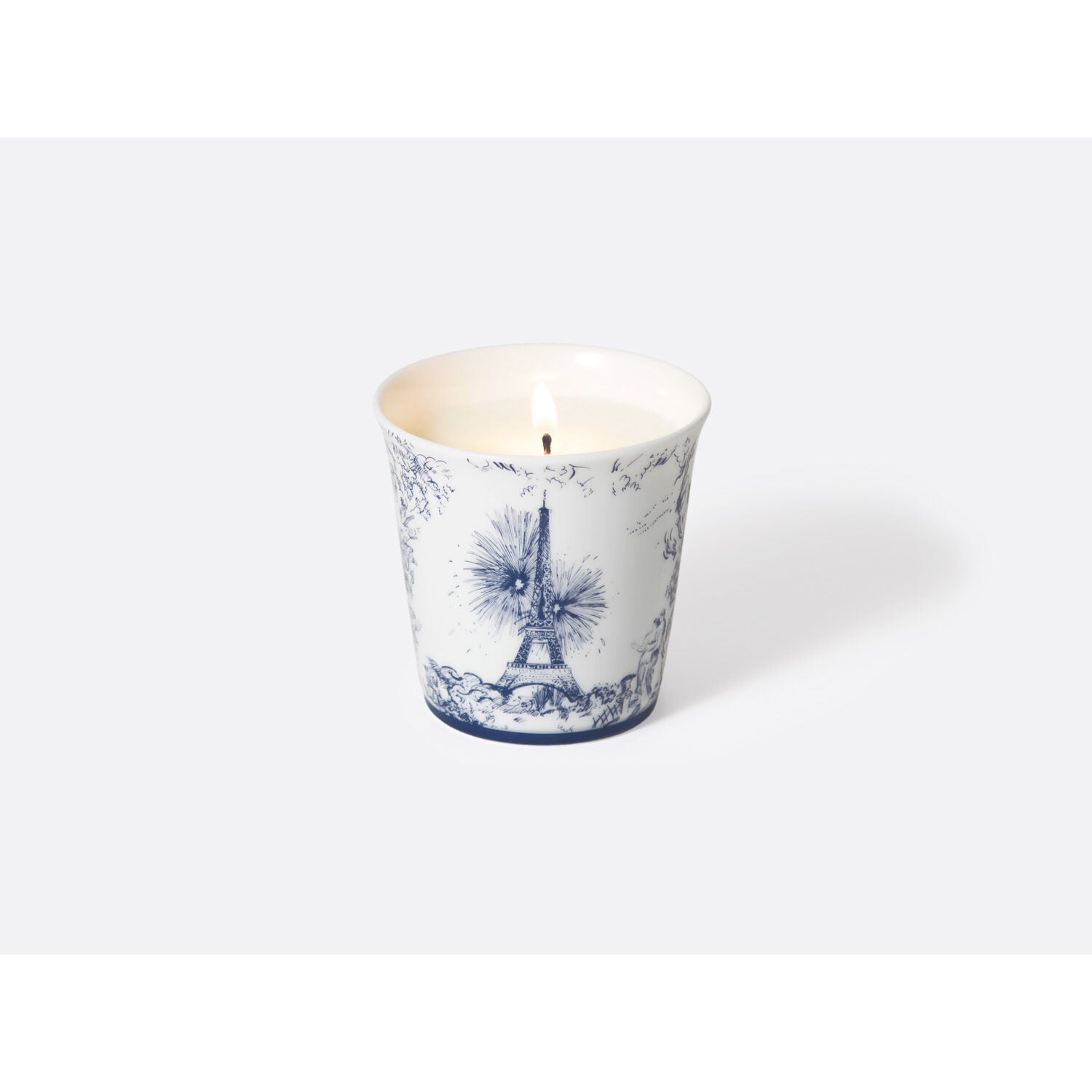 Bernardaud Tumbler + candle home fragrance 200g, Limoges porcelain, Mother's Day Gifts collection, on a white background