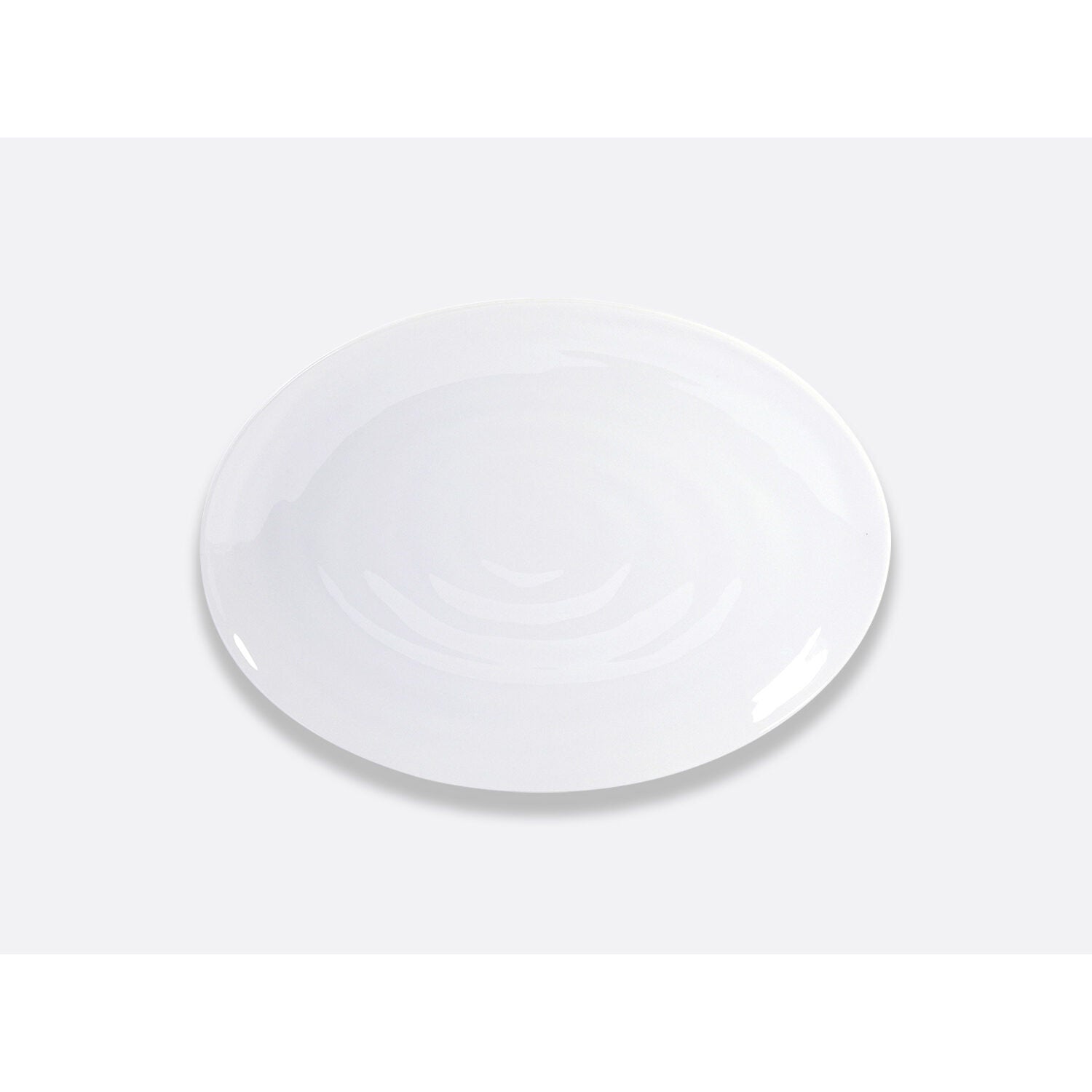 Bernardaud Oval platter 13.5", Limoges porcelain, Origine collection, on a white background