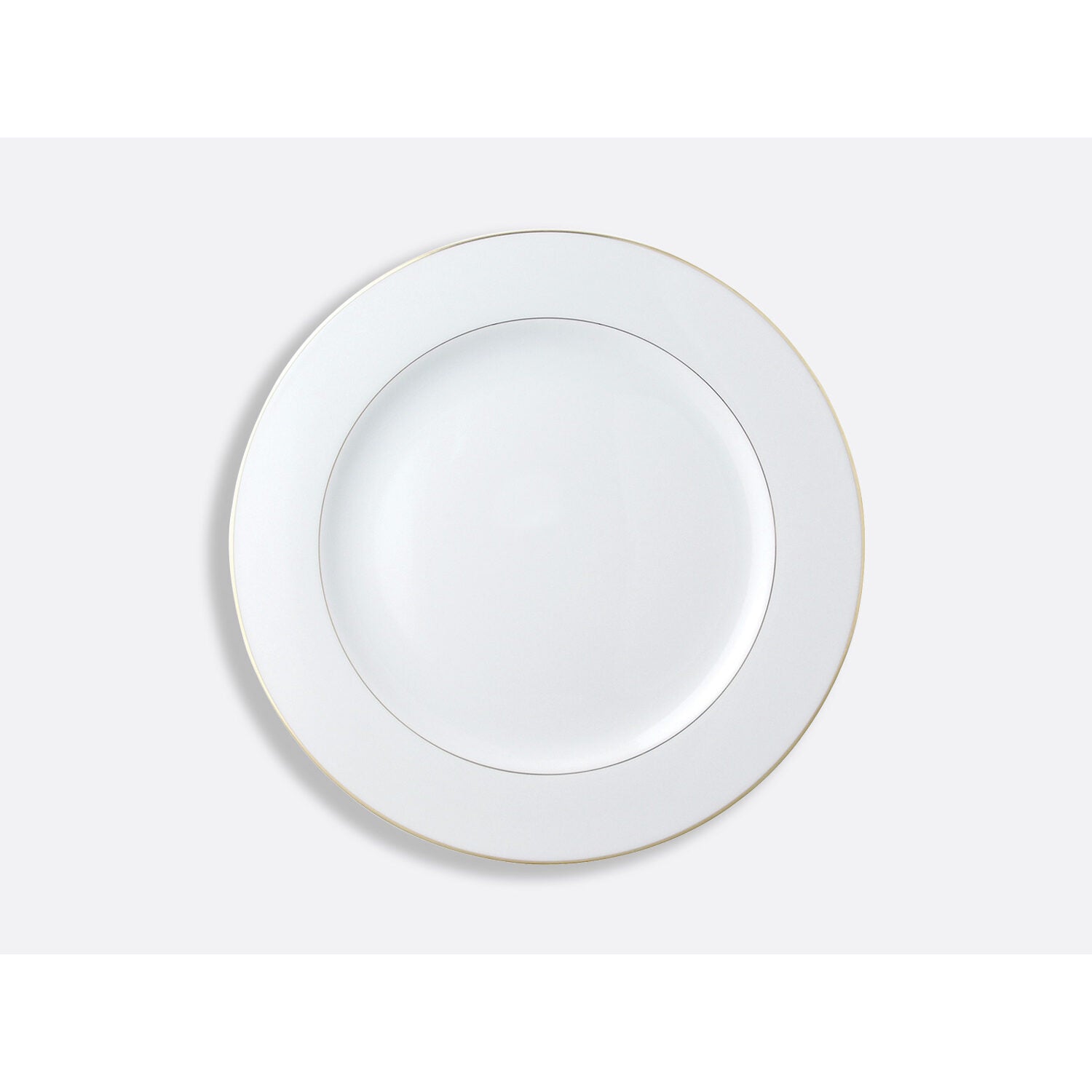 Bernardaud Service plate 11.4 ", Limoges porcelain, Palmyre collection, on a white background