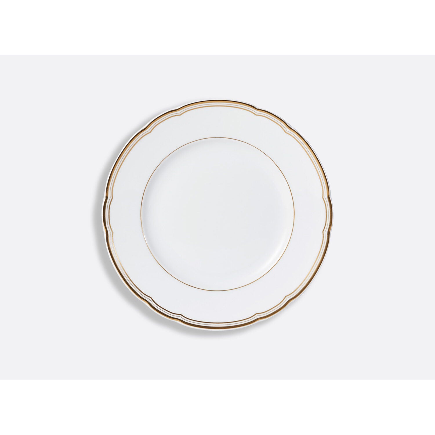 Bernardaud Salad plate 8.5", Limoges porcelain, Pompadour collection, on a white background