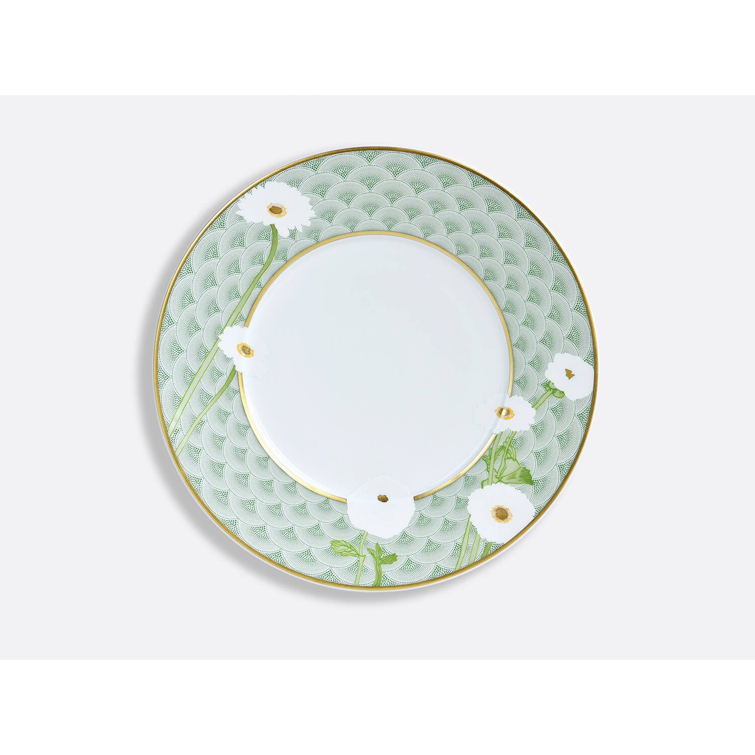 Bernardaud Salad plate 8.5", Limoges porcelain, Praiana collection, on a white background