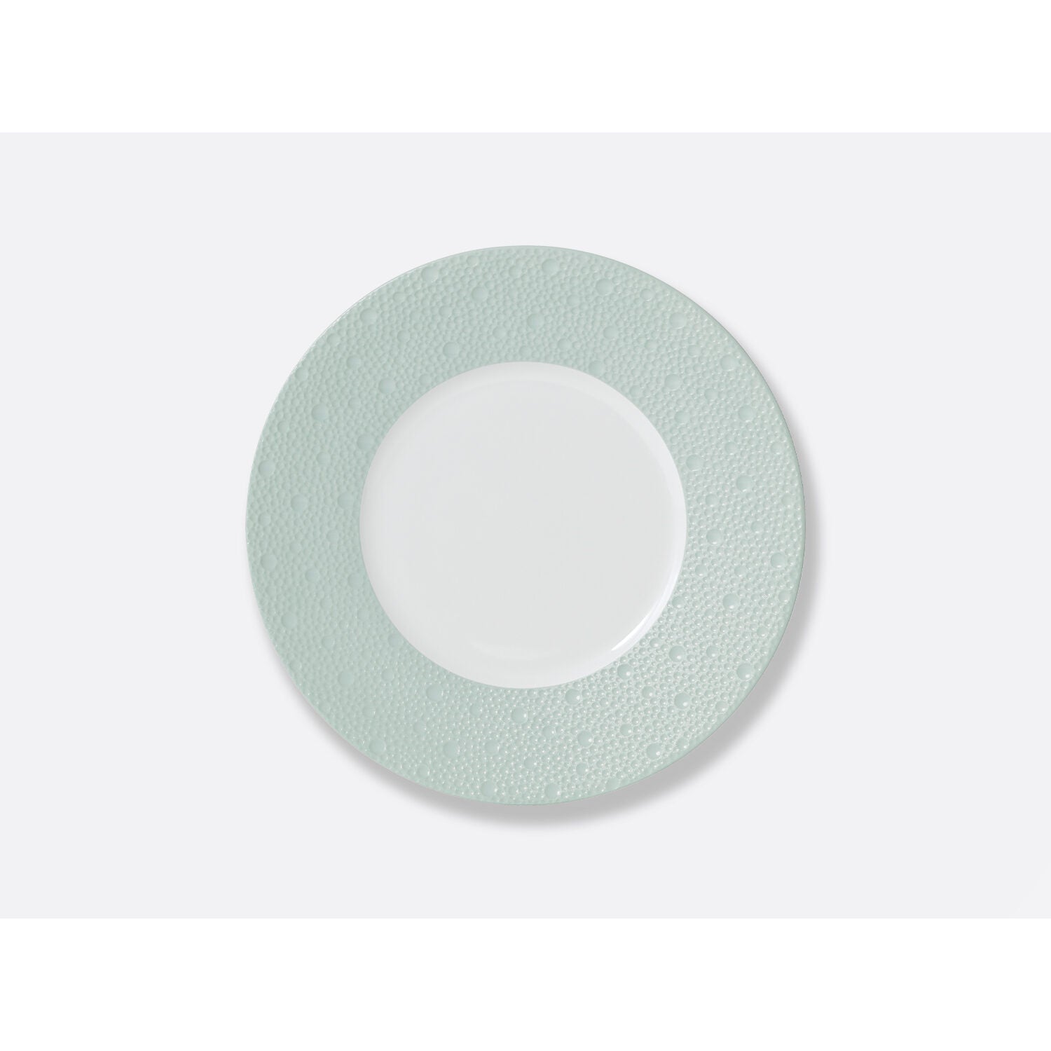 Bernardaud Salad plate 8.5" Ecume Green, Limoges porcelain, on a white background