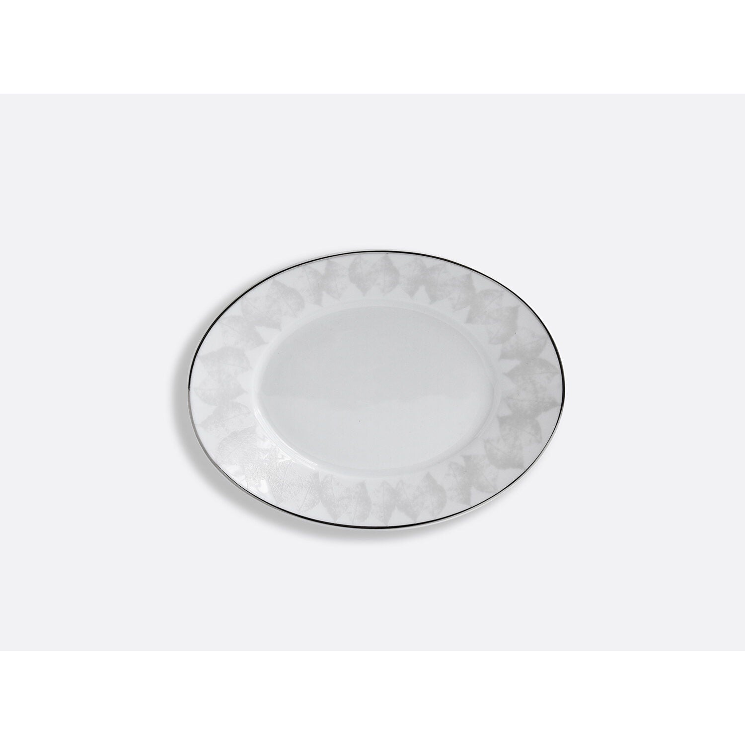 Bernardaud Relish dish 8.2" x 4", Limoges porcelain, Silva collection, on a white background
