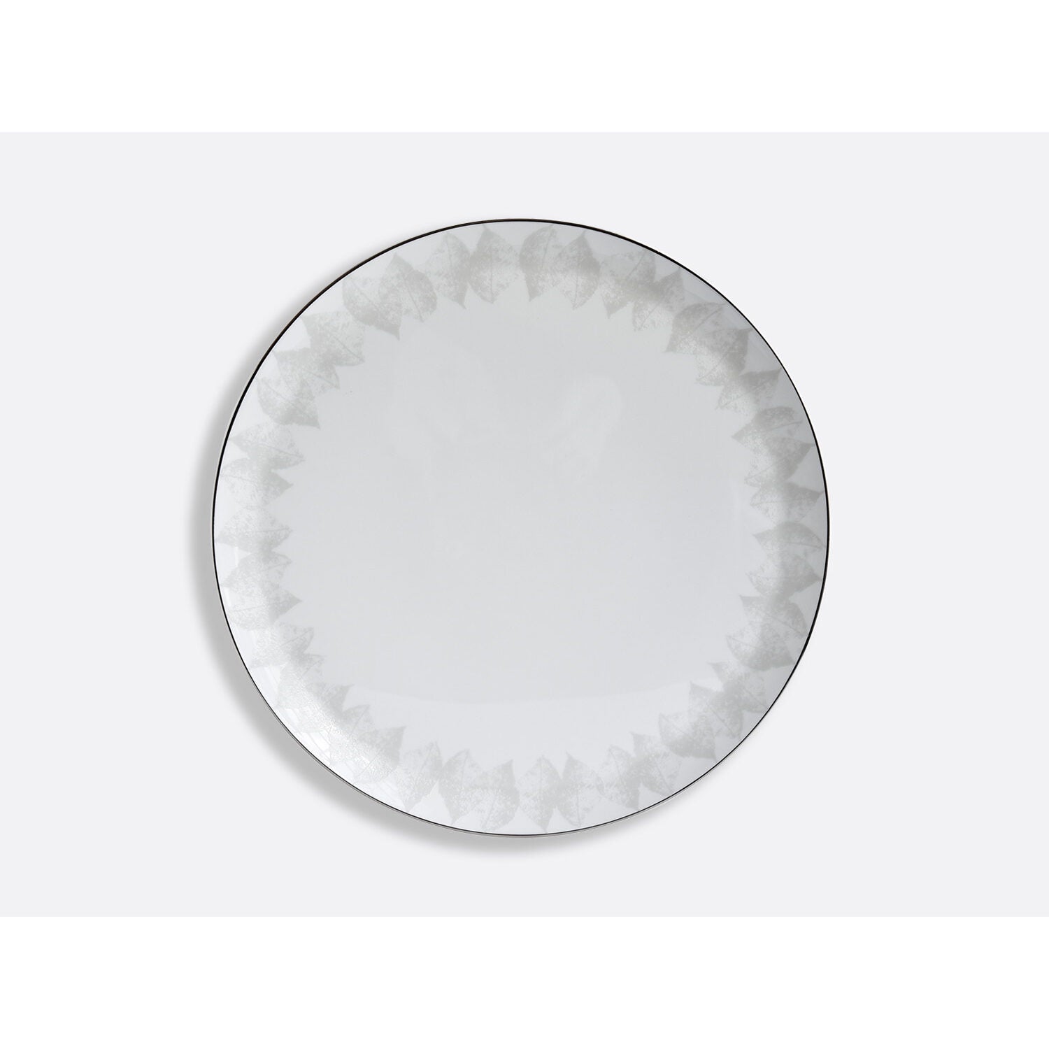 Bernardaud Round tart platter 13", Limoges porcelain, Silva collection, on a white background