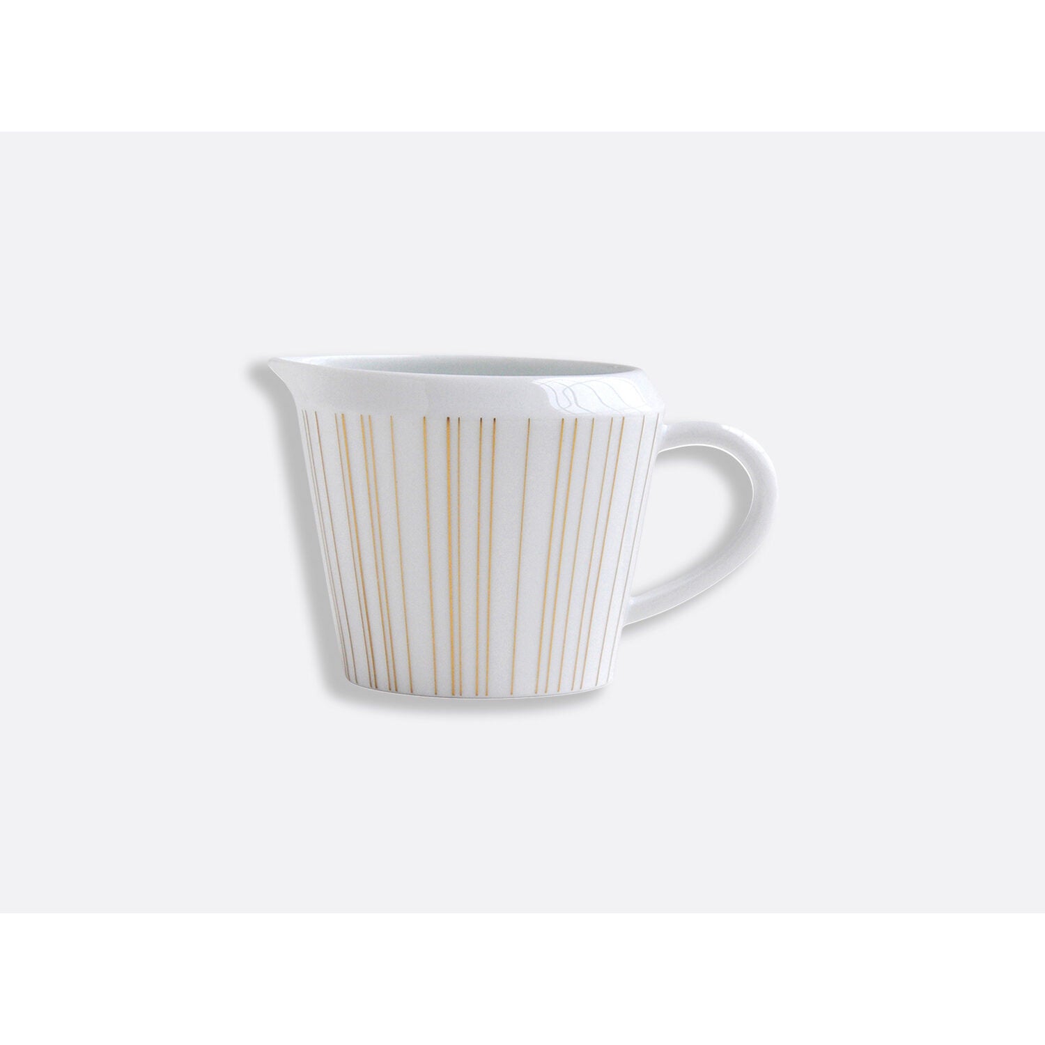 Bernardaud Creamer 8.5 oz, Limoges porcelain, Sol collection, on a white background