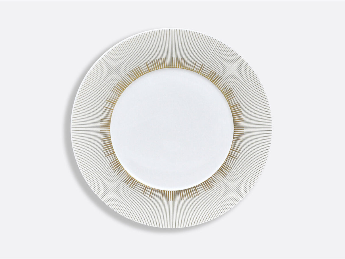 Bernardaud Dinner plate 10.6", Limoges porcelain, Sol collection, on a white background