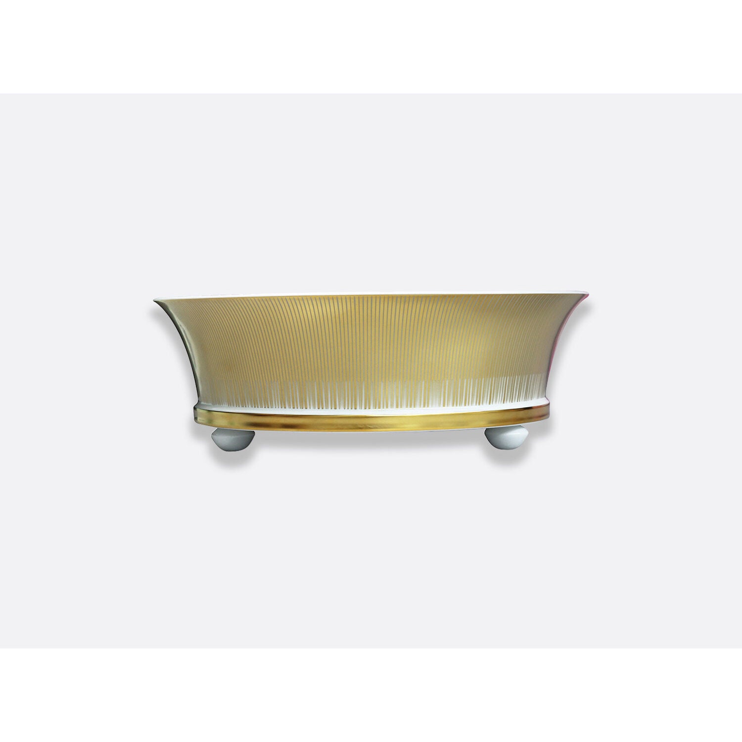 Bernardaud Medium coupe H. 4.3" D. 12.8", Limoges porcelain, Sol collection, on a white background