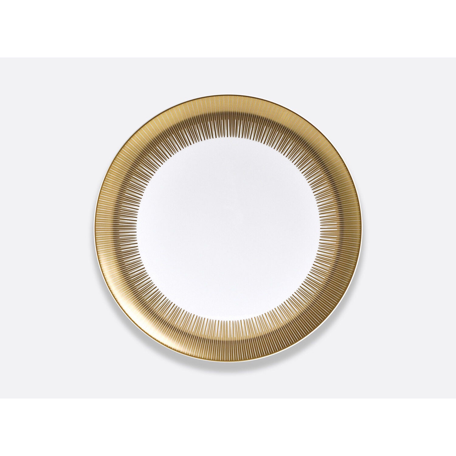 Bernardaud Round tart platter 13", Limoges porcelain, Sol collection, on a white background