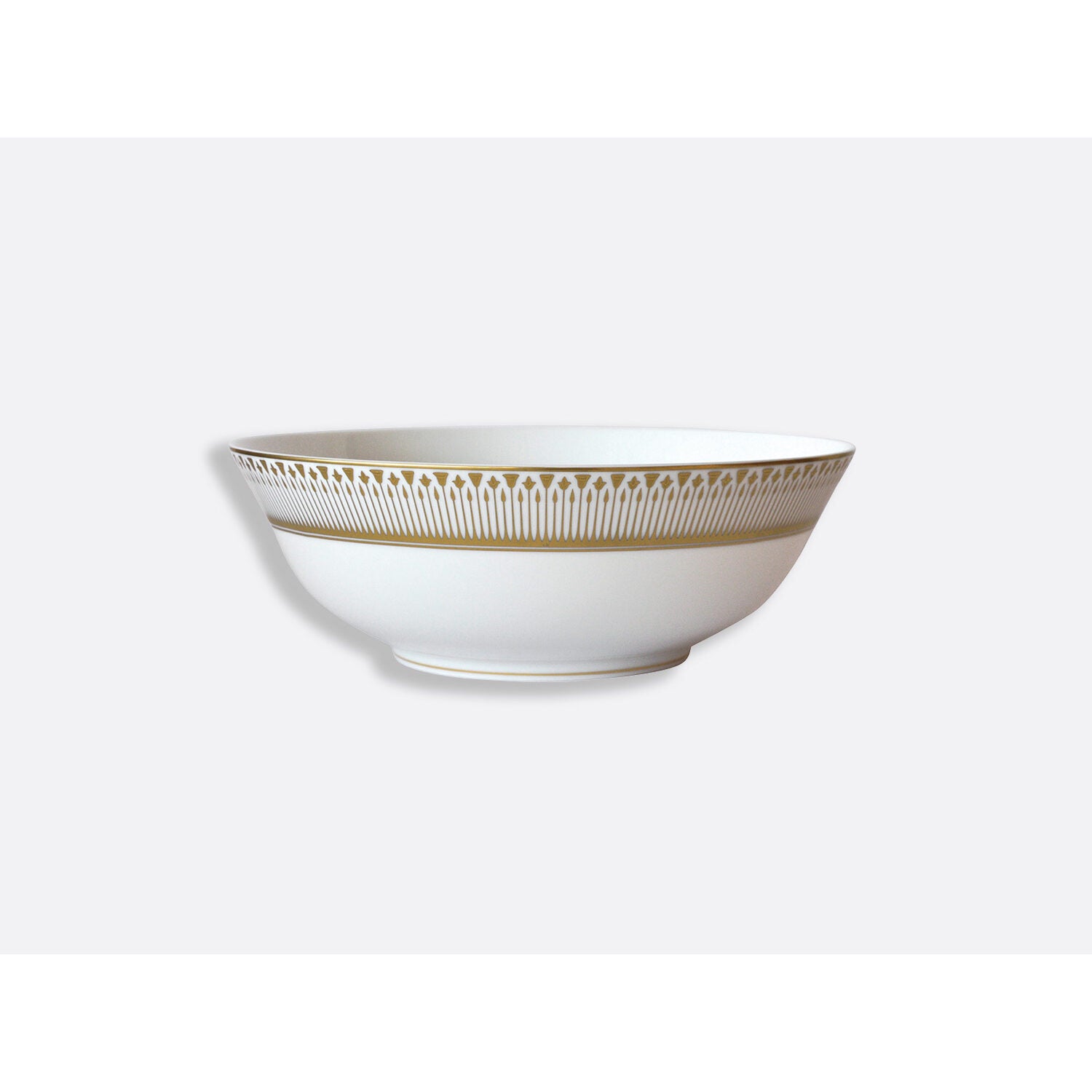 Bernardaud Salad bowl 57 oz 10", Limoges porcelain, Soleil Levant collection, on a white background
