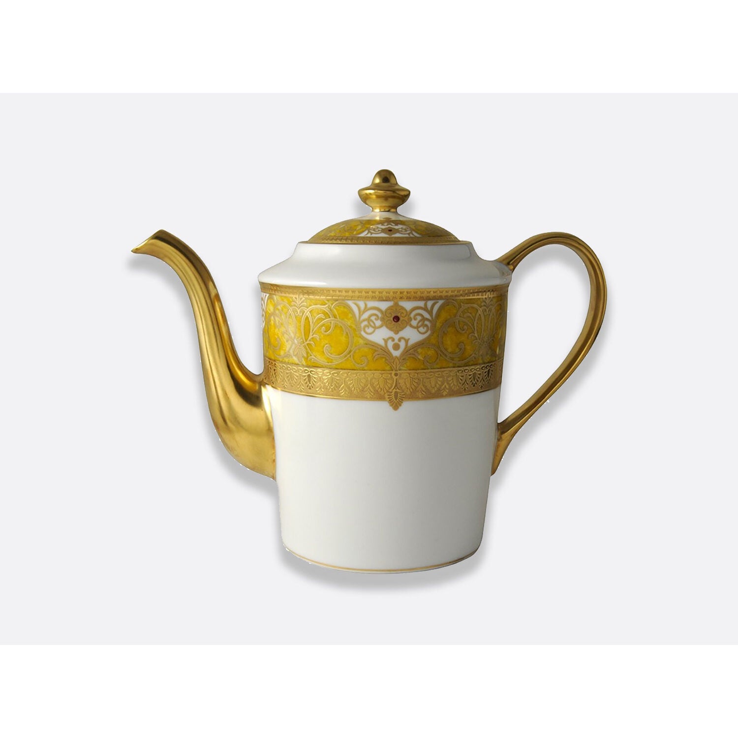 Bernardaud Coffee pot 12 cups 34 oz, Limoges porcelain, Splendid collection, on a white background
