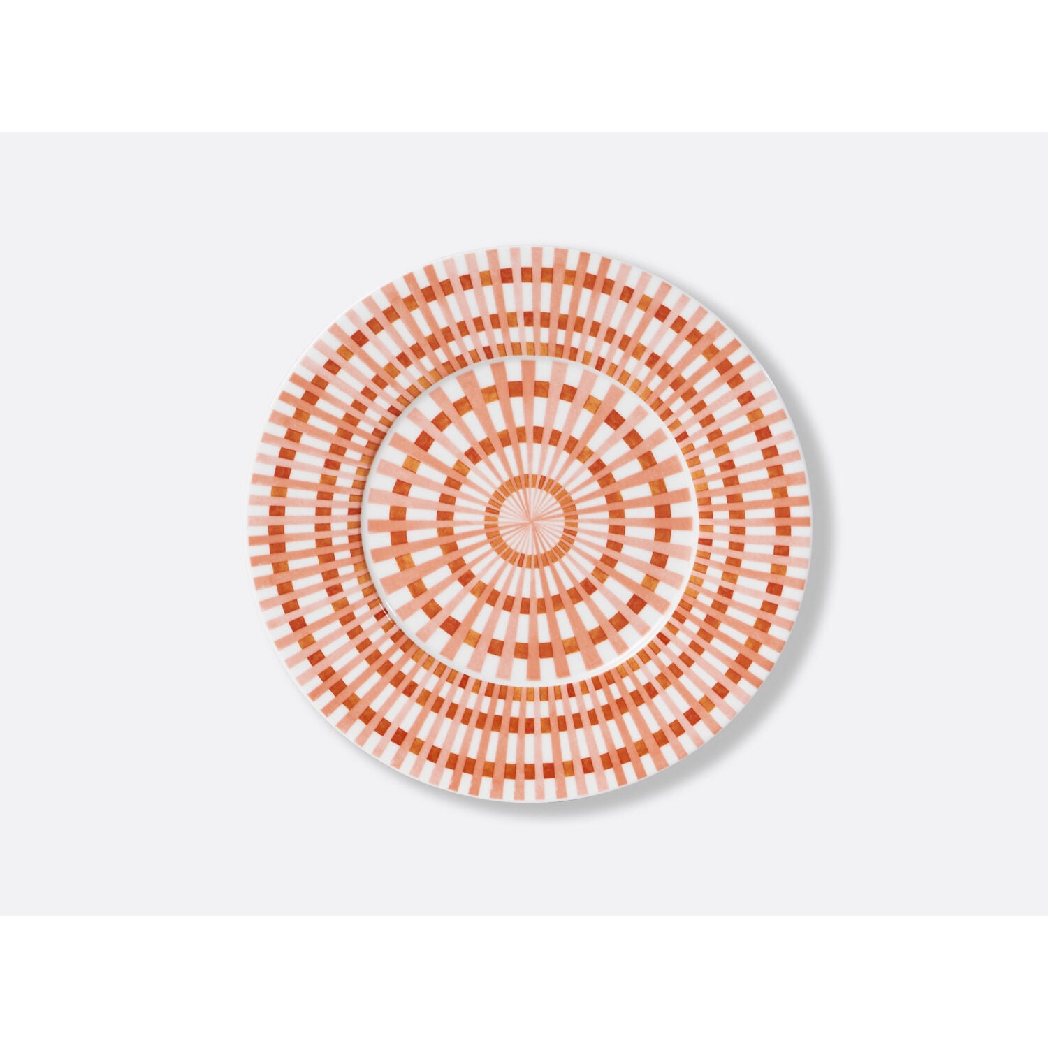 Bernardaud Salad plate 8.5", Limoges porcelain, Terra Rosa collection, on a white background