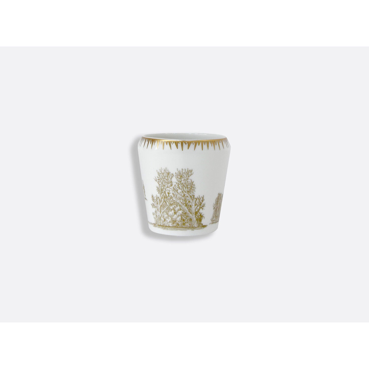 Bernardaud Creamer 8.5 oz, Limoges porcelain, Versailles Enchanté collection, detail view
