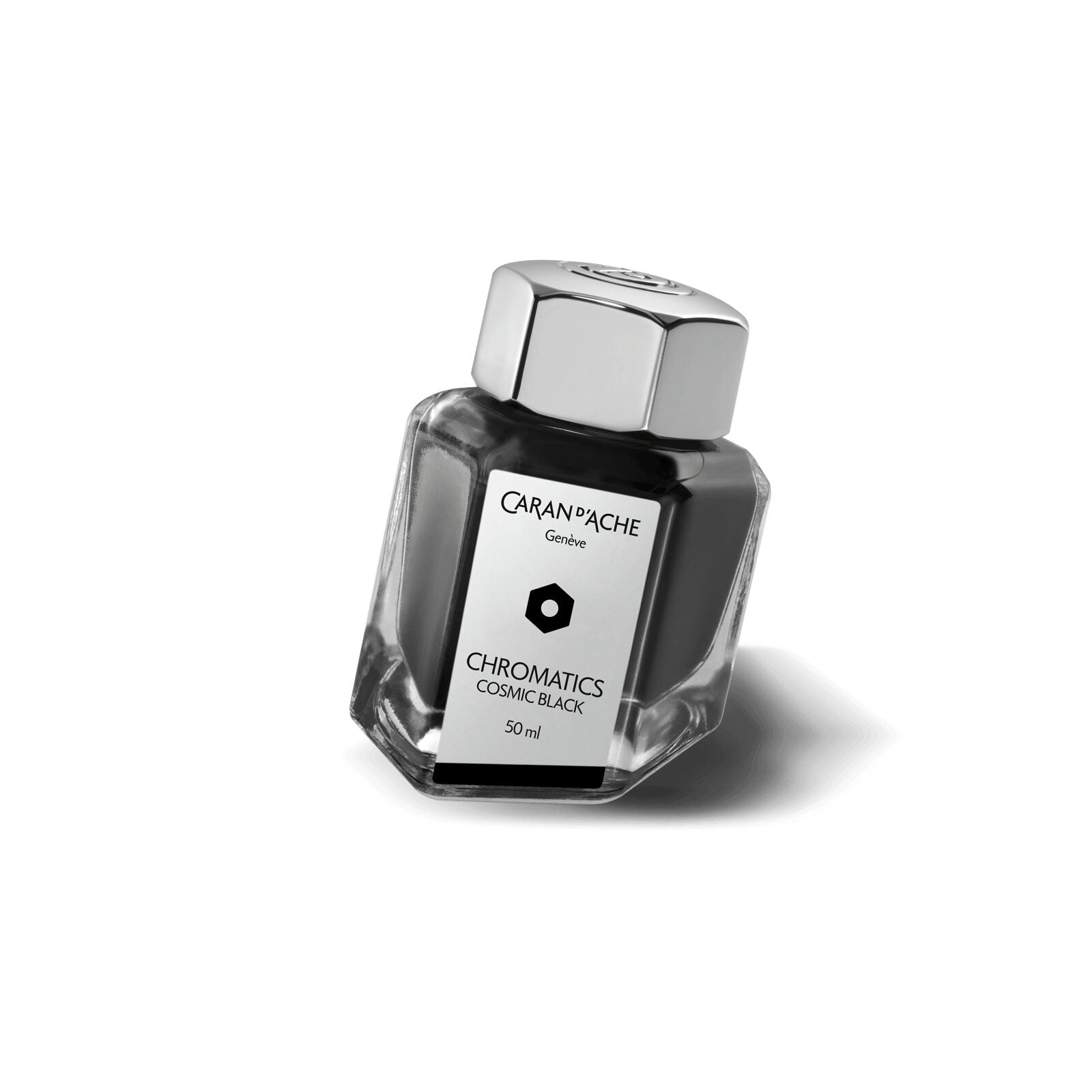 Caran d'Ache Chromatics Ink Bottle, Cosmic Black, 50 ml — detail view 1