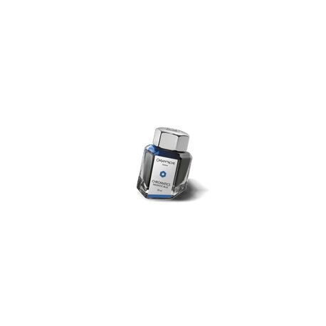 Caran d'Ache Chromatics Ink Bottle, Magnetic Blue, 50 ml on a white background