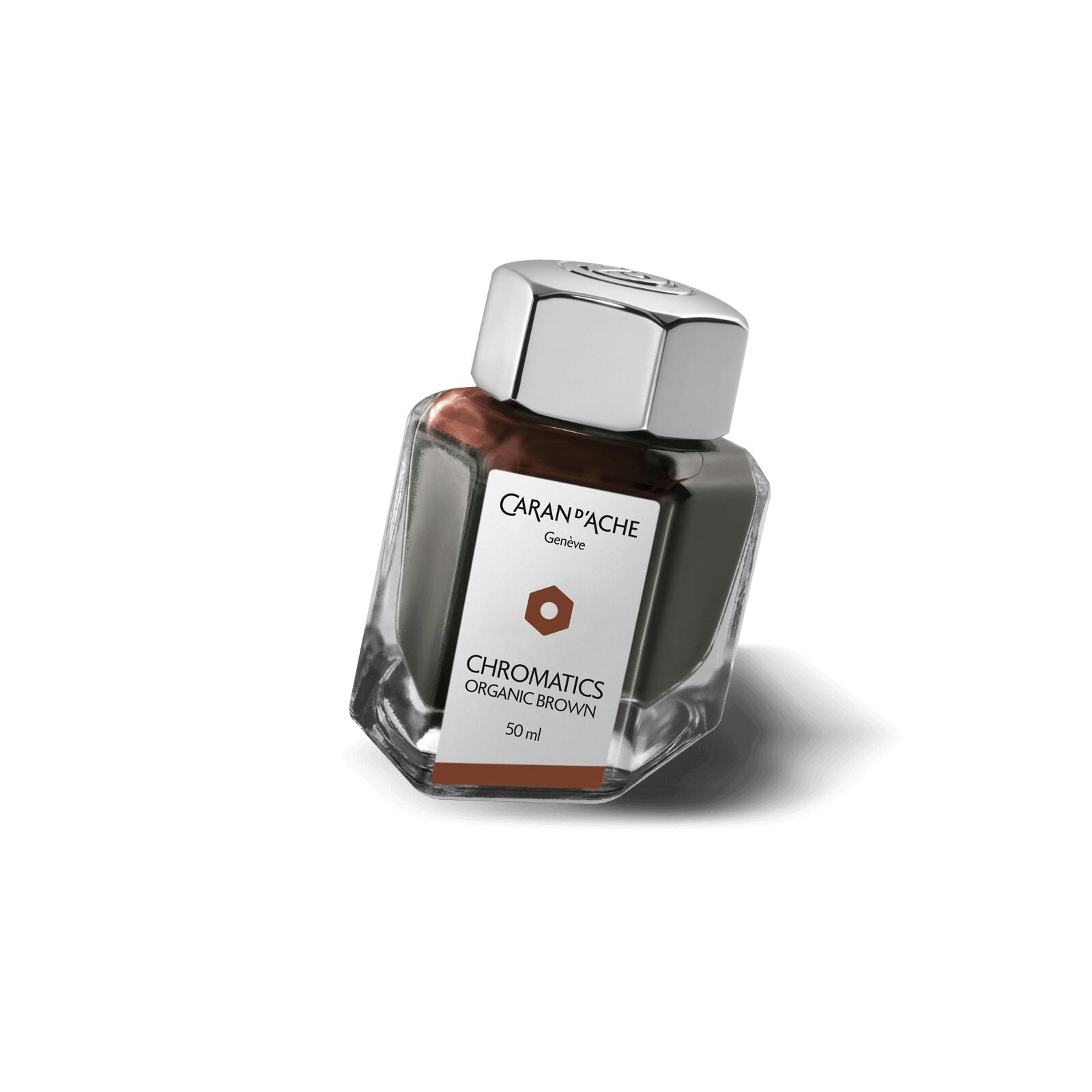 Caran d'Ache Chromatics Ink Bottle, Organic Brown, 50 ml — detail view 1