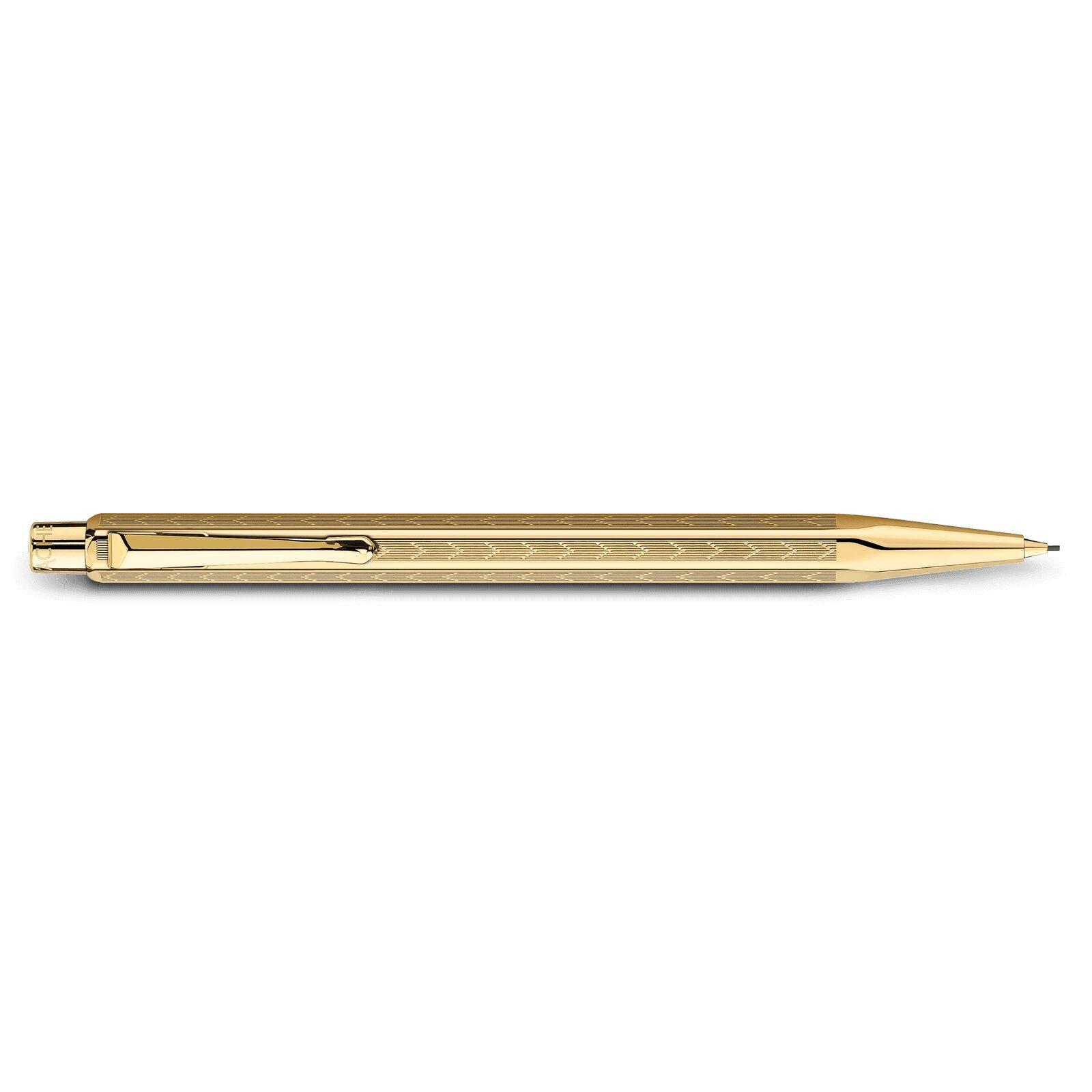 Caran d'Ache Ecridor Chevron Mechanical Pencil, Gilded — detail view 1