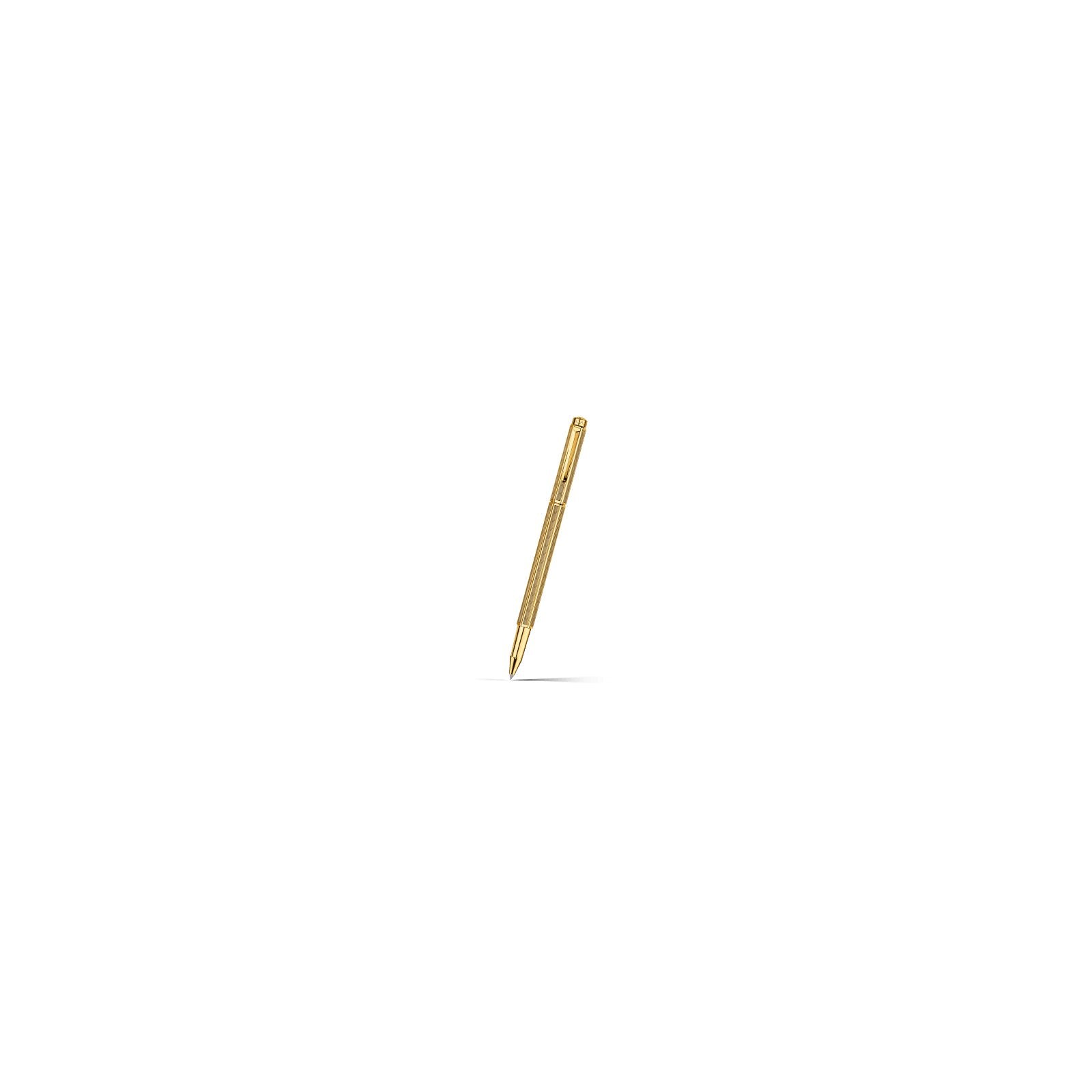 Caran d'Ache Ecridor Chevron Roller Pen, Gilded on a white background