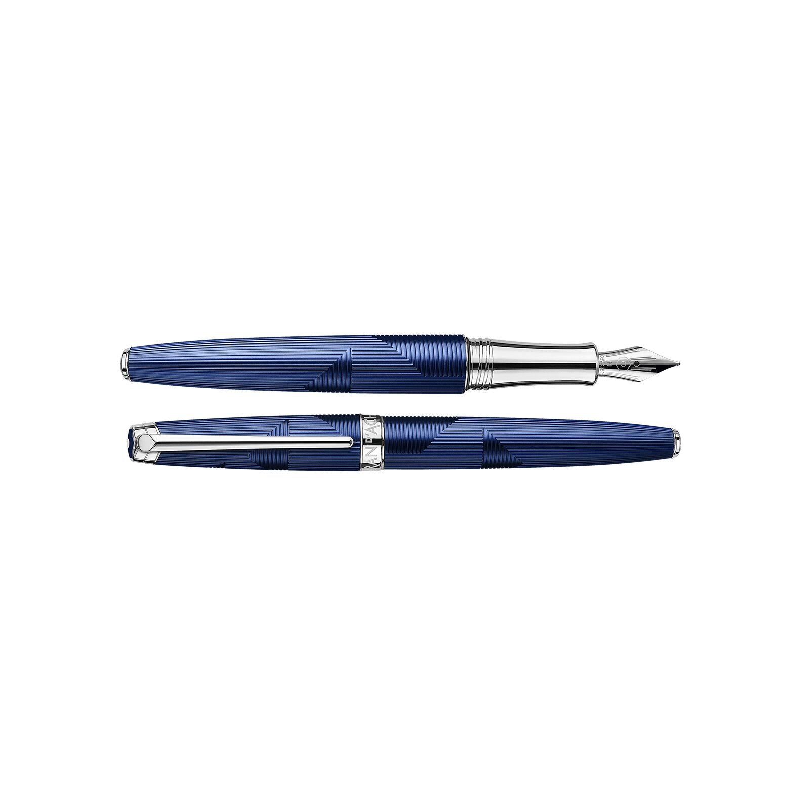 Caran d'Ache Léman Bleu Marin Fountain Pen — detail view 4