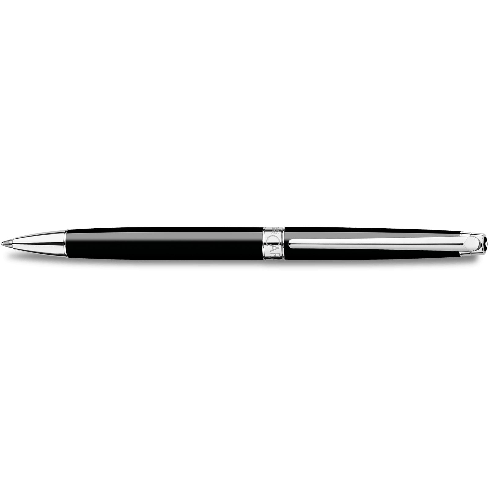 Caran d'Ache Léman Slim Black Ballpoint Pen — detail view 1