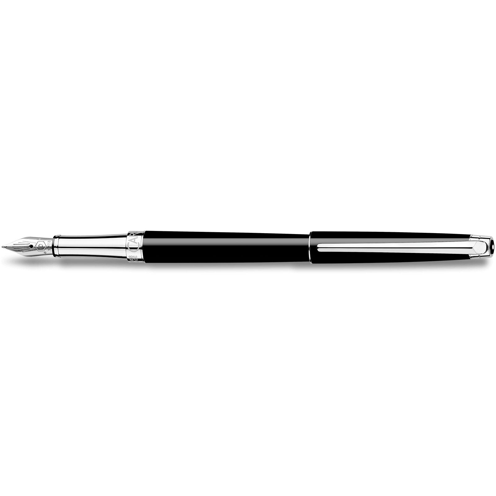 Caran d'Ache Léman Slim Black Fountain Pen — detail view 2