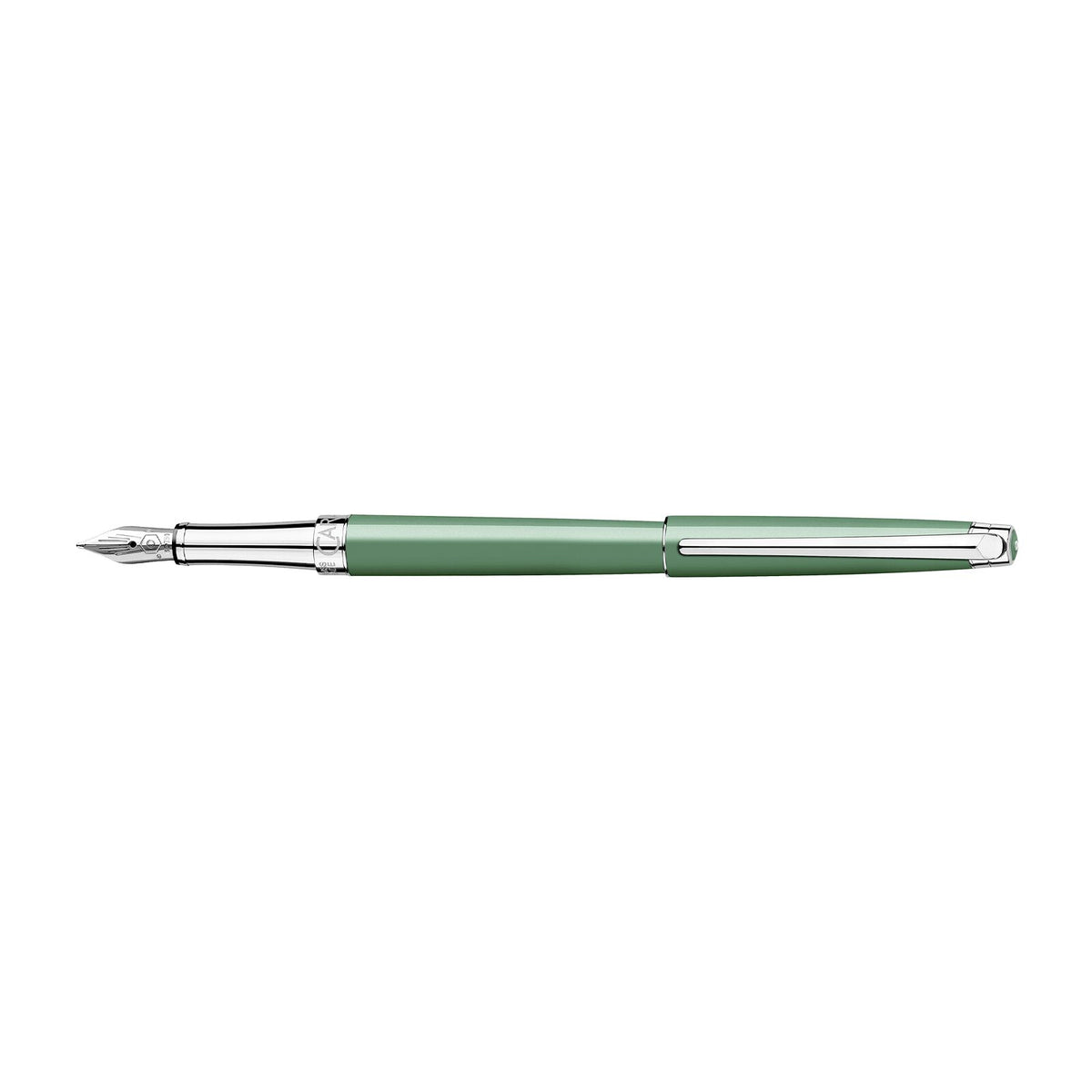 Caran d'Ache Léman Slim Vert de Gris Fountain Pen, Special Edition, detail view 2