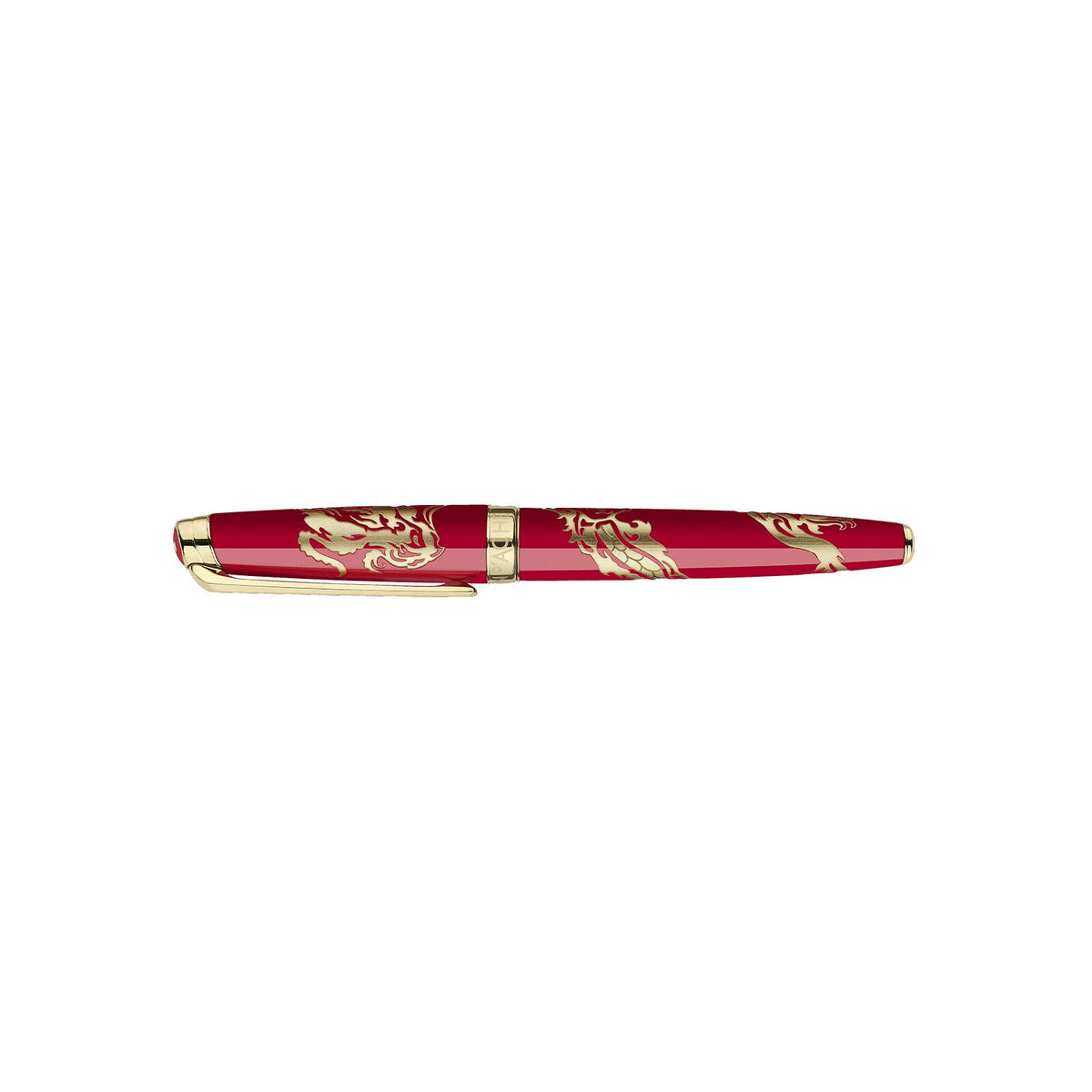 Caran d'Ache Red Dragon Fountain Pen, Limited Edition, detail view 2