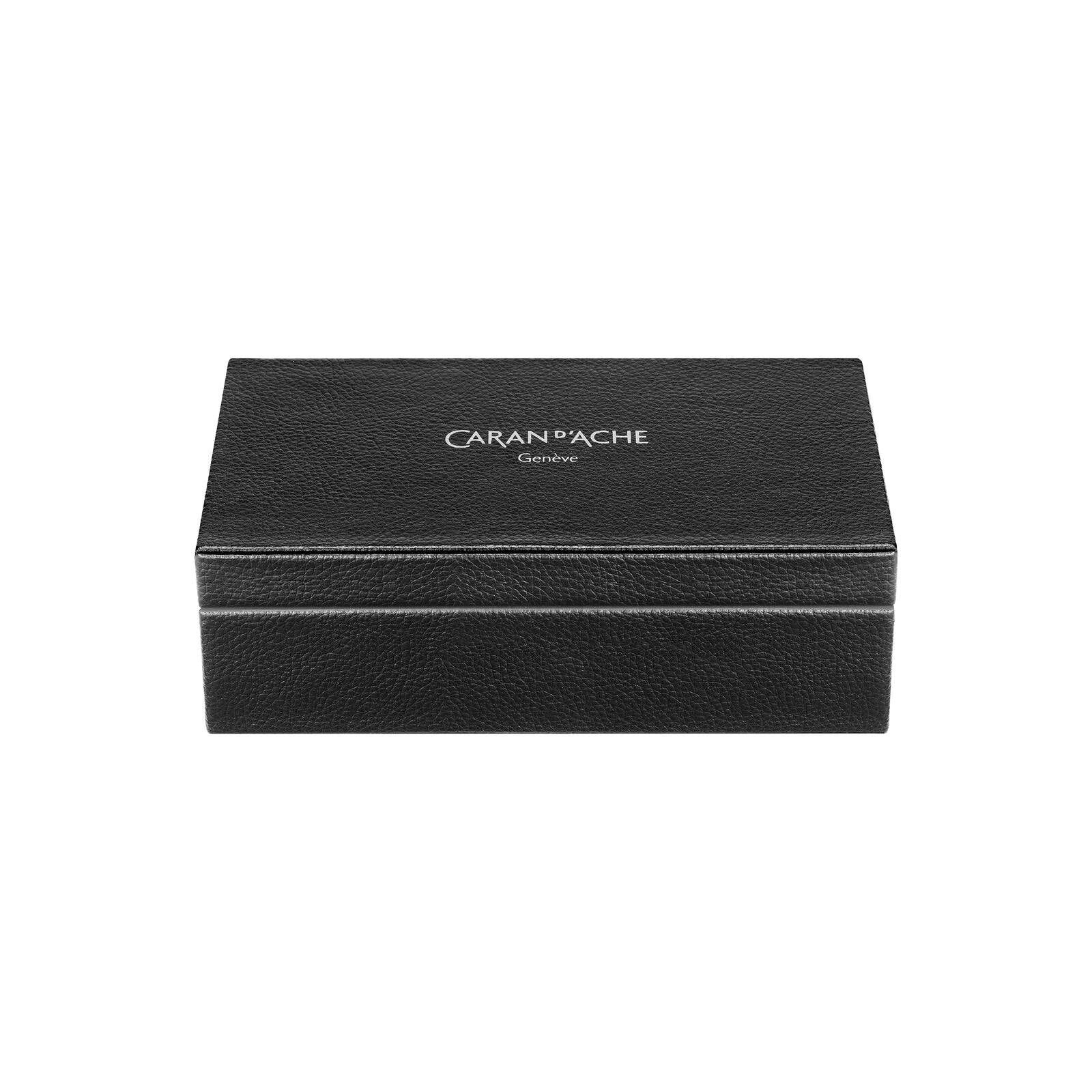 Caran d'Ache Varius China Black Roller Pen, Silver-Plated, Rhodium-Coated — detail view 4