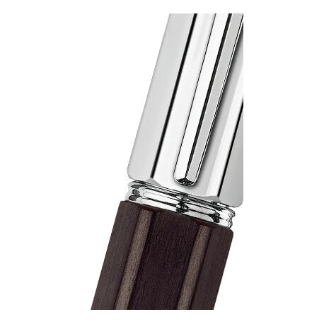 Caran d'Ache Varius Ebony Fountain Pen, Silver-Plated, Rhodium-Coated — detail view 5