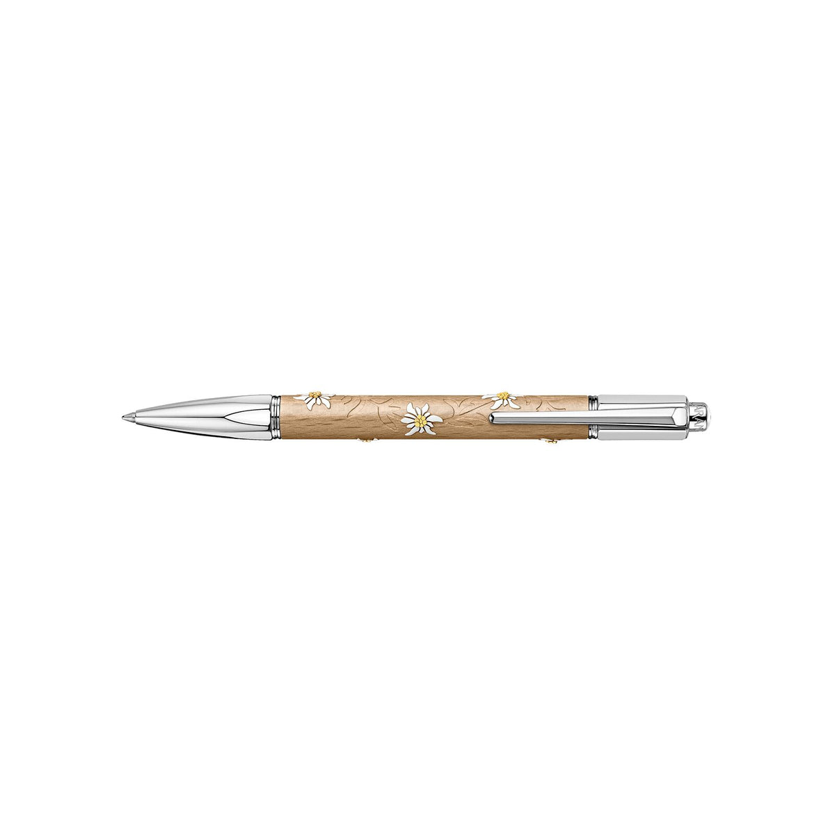 Caran d'Ache Varius Edelweiss Ballpoint Pen, Limited Edition, detail view 1