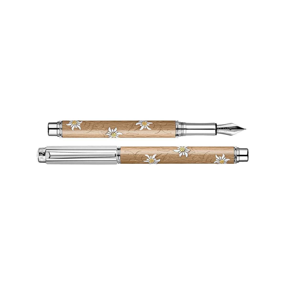 Caran d'Ache Varius Edelweiss Fountain Pen, Limited Edition, detail view 4