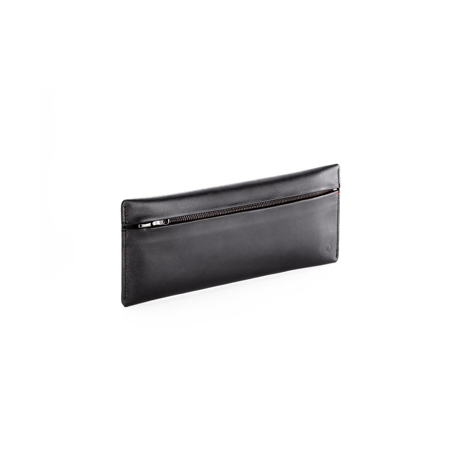 Caran d'Ache Zipped Leather Pen Case, Black — detail view 1