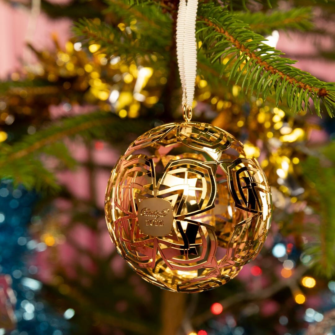 Christofle Silver-Plated Christmas Ornament 2022 Edition - Gold — additional view
